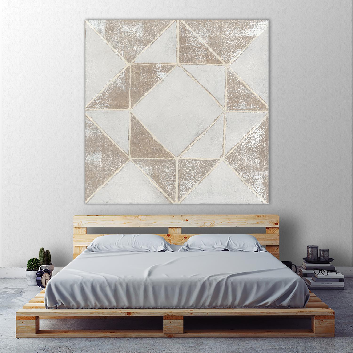 Geometric Veil I by Grace Popp on GIANT ART - abstract