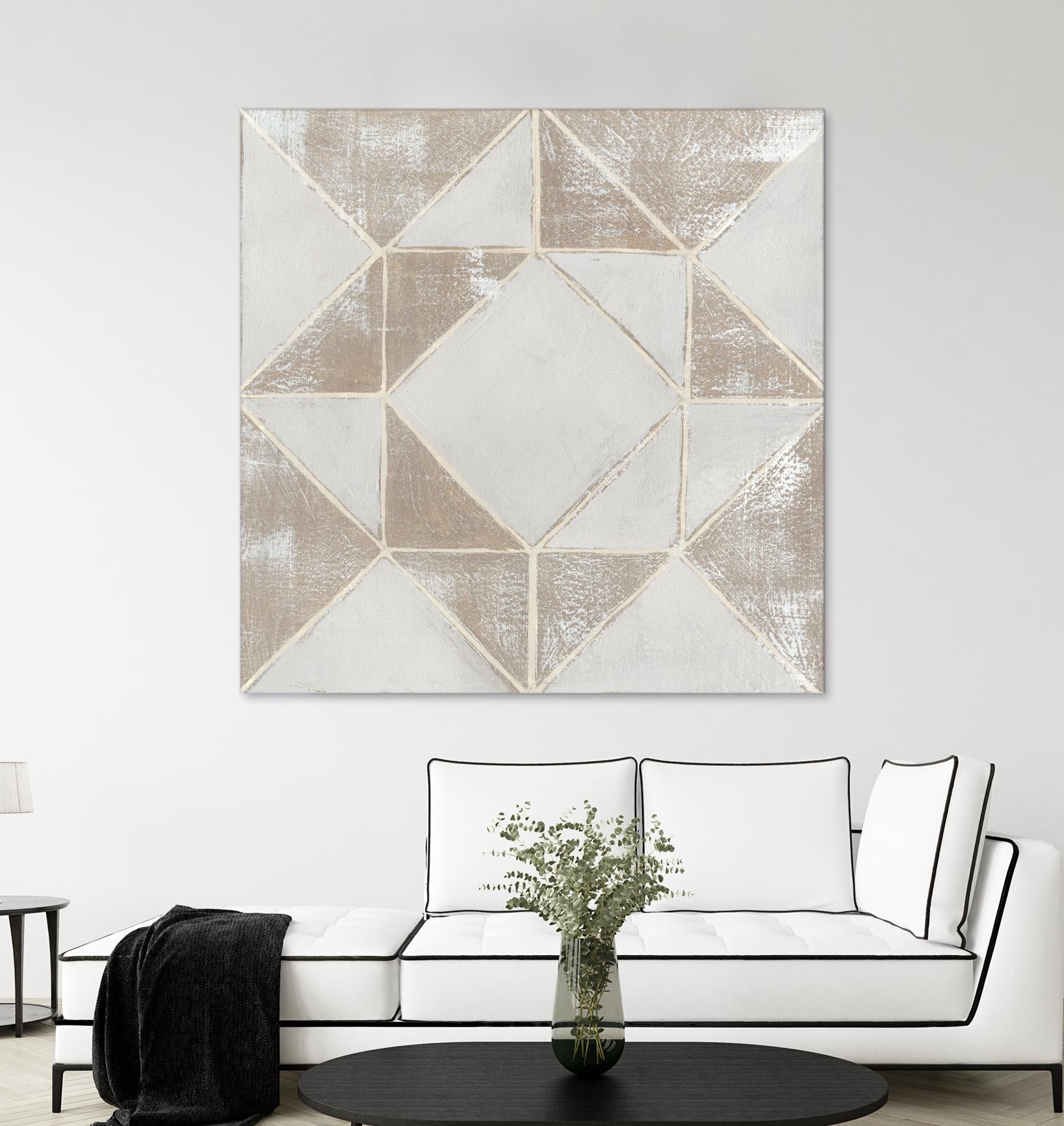 Geometric Veil I by Grace Popp on GIANT ART - abstract