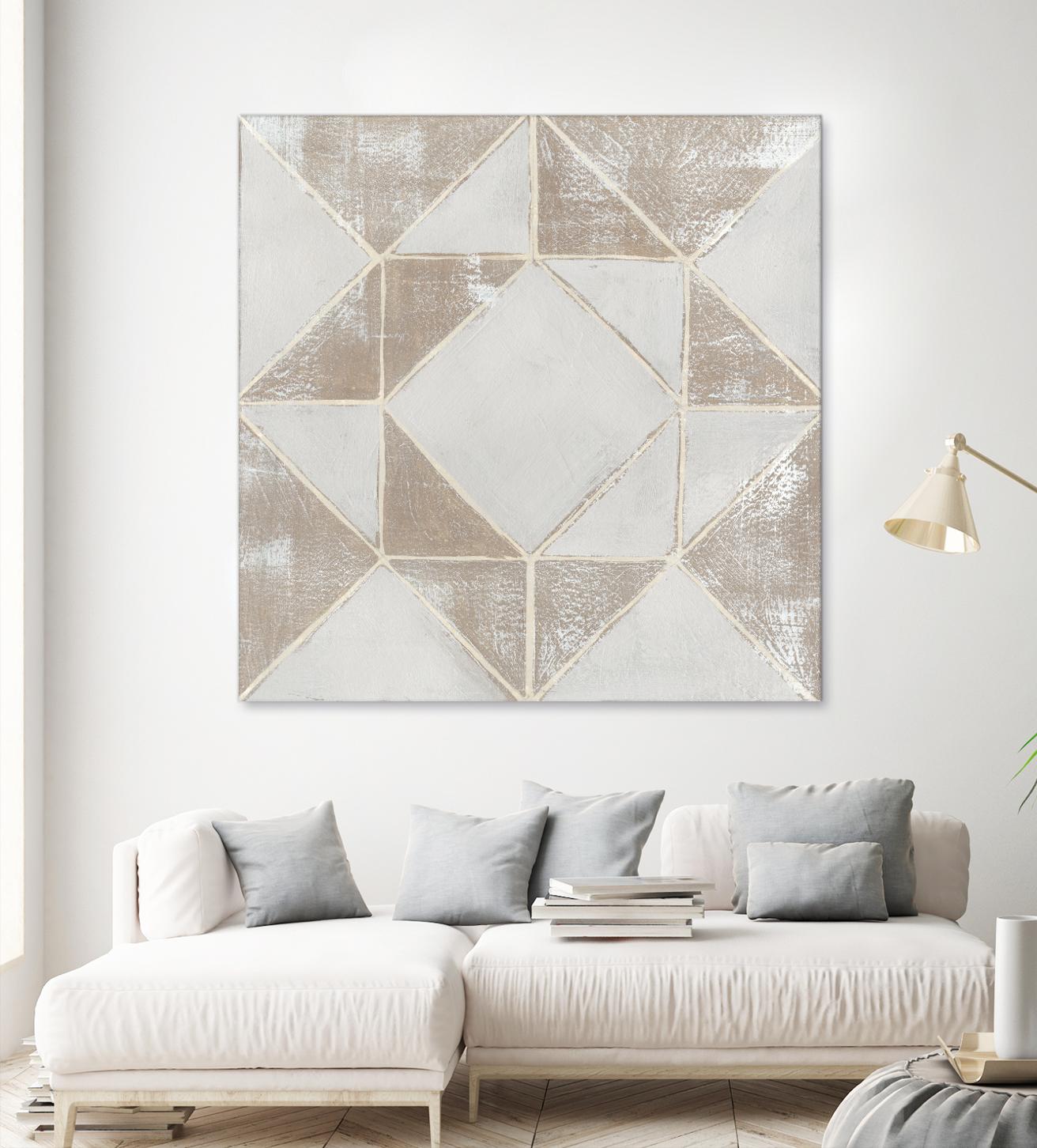 Geometric Veil I by Grace Popp on GIANT ART - abstract