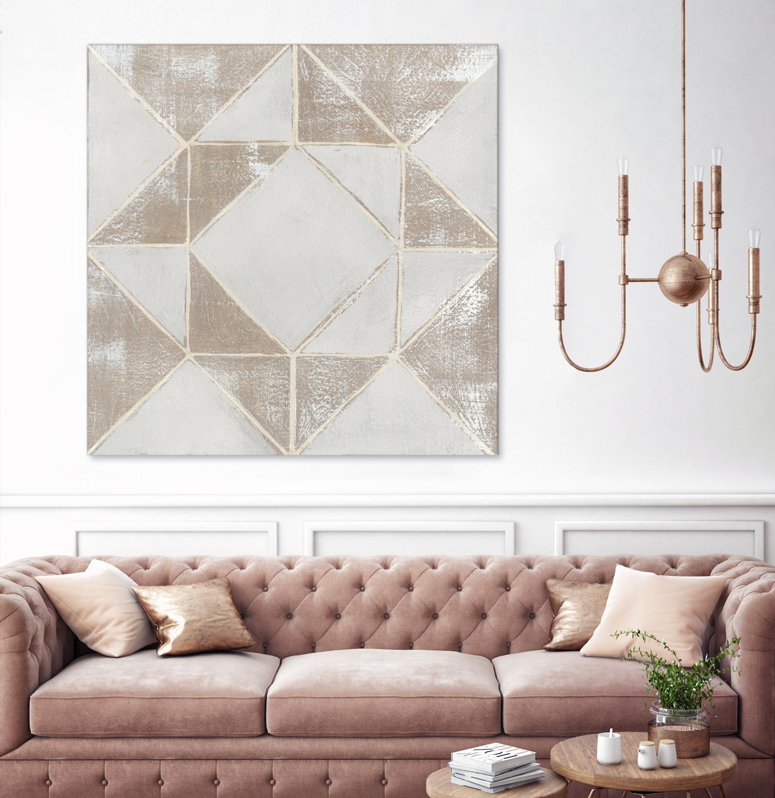 Geometric Veil I by Grace Popp on GIANT ART - abstract