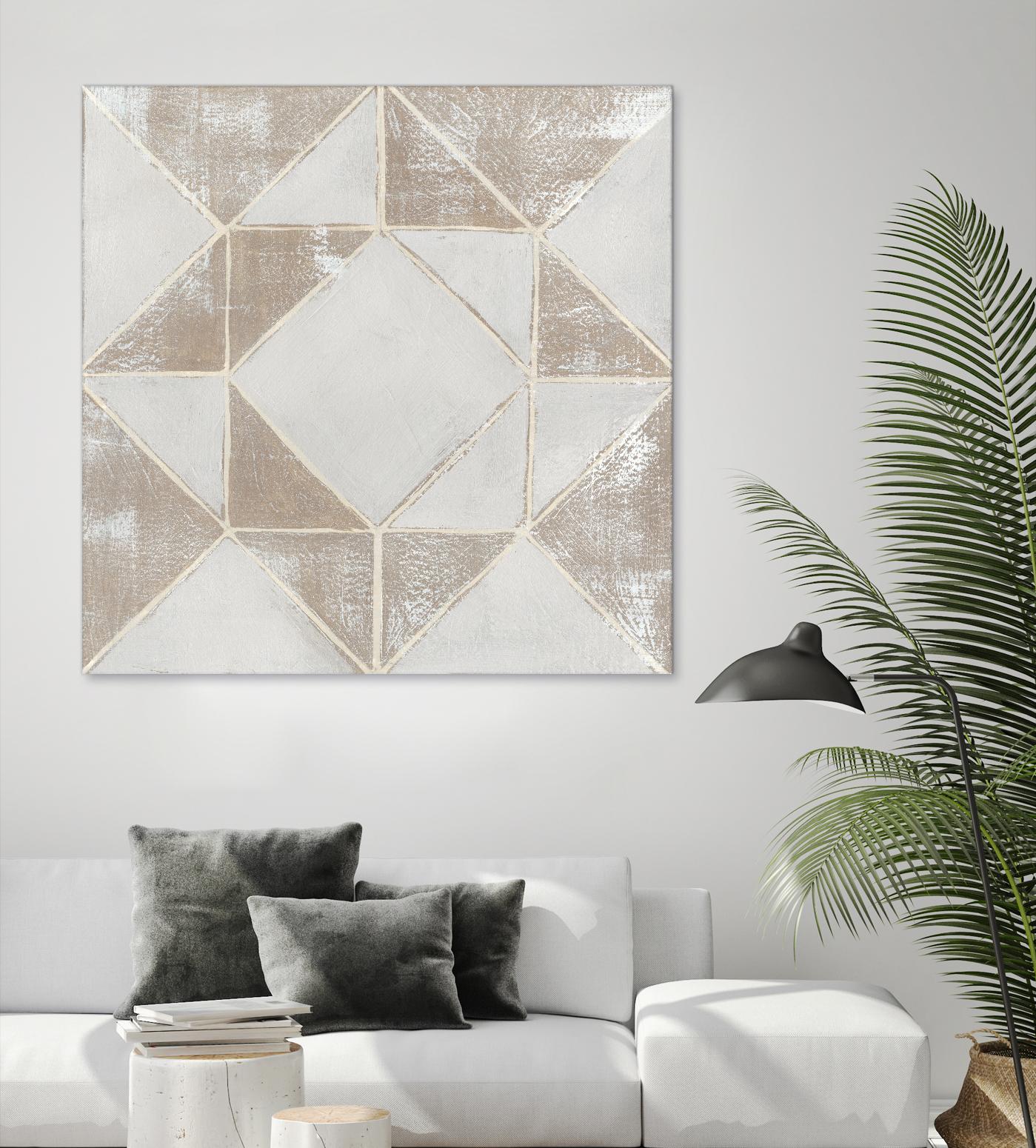 Geometric Veil I by Grace Popp on GIANT ART - abstract