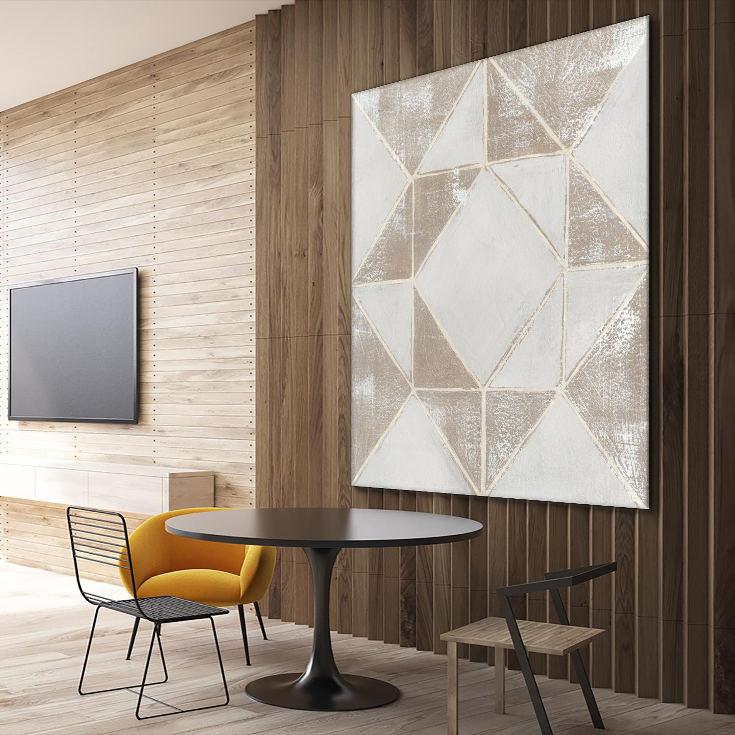 Geometric Veil I by Grace Popp on GIANT ART - abstract