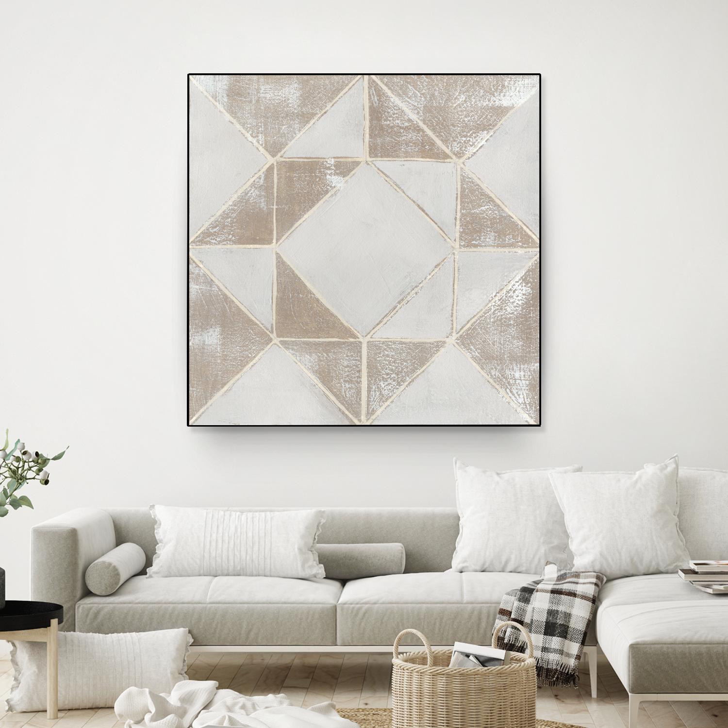 Geometric Veil I by Grace Popp on GIANT ART - abstract