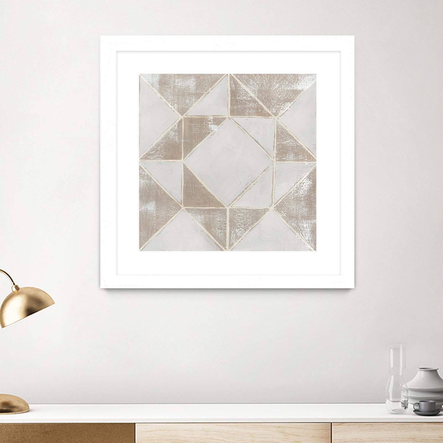 Geometric Veil I by Grace Popp on GIANT ART - abstract