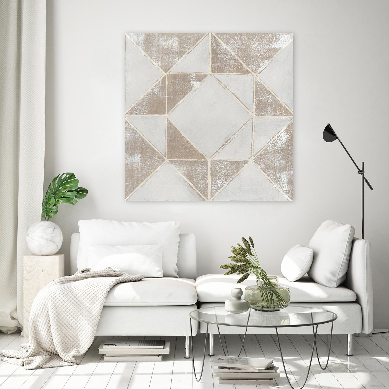 Geometric Veil I by Grace Popp on GIANT ART - abstract