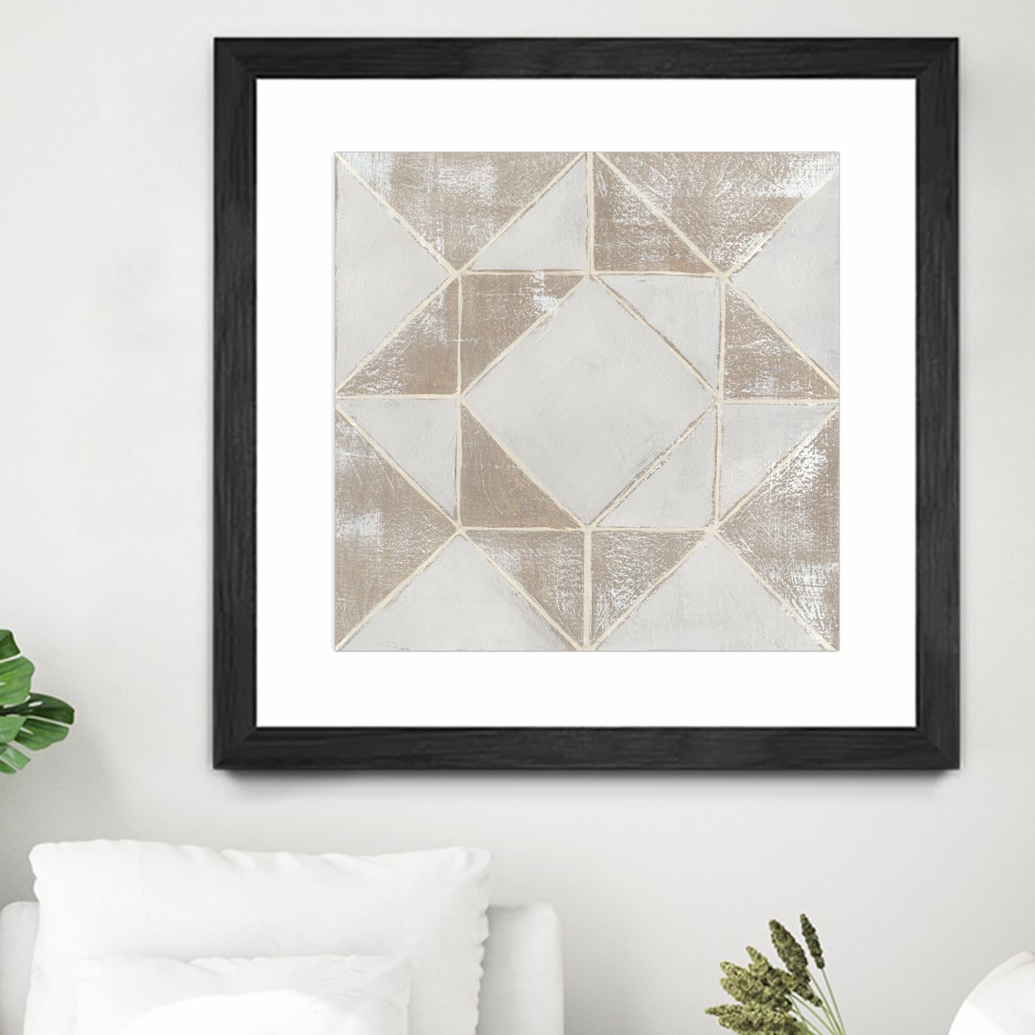 Geometric Veil I by Grace Popp on GIANT ART - abstract