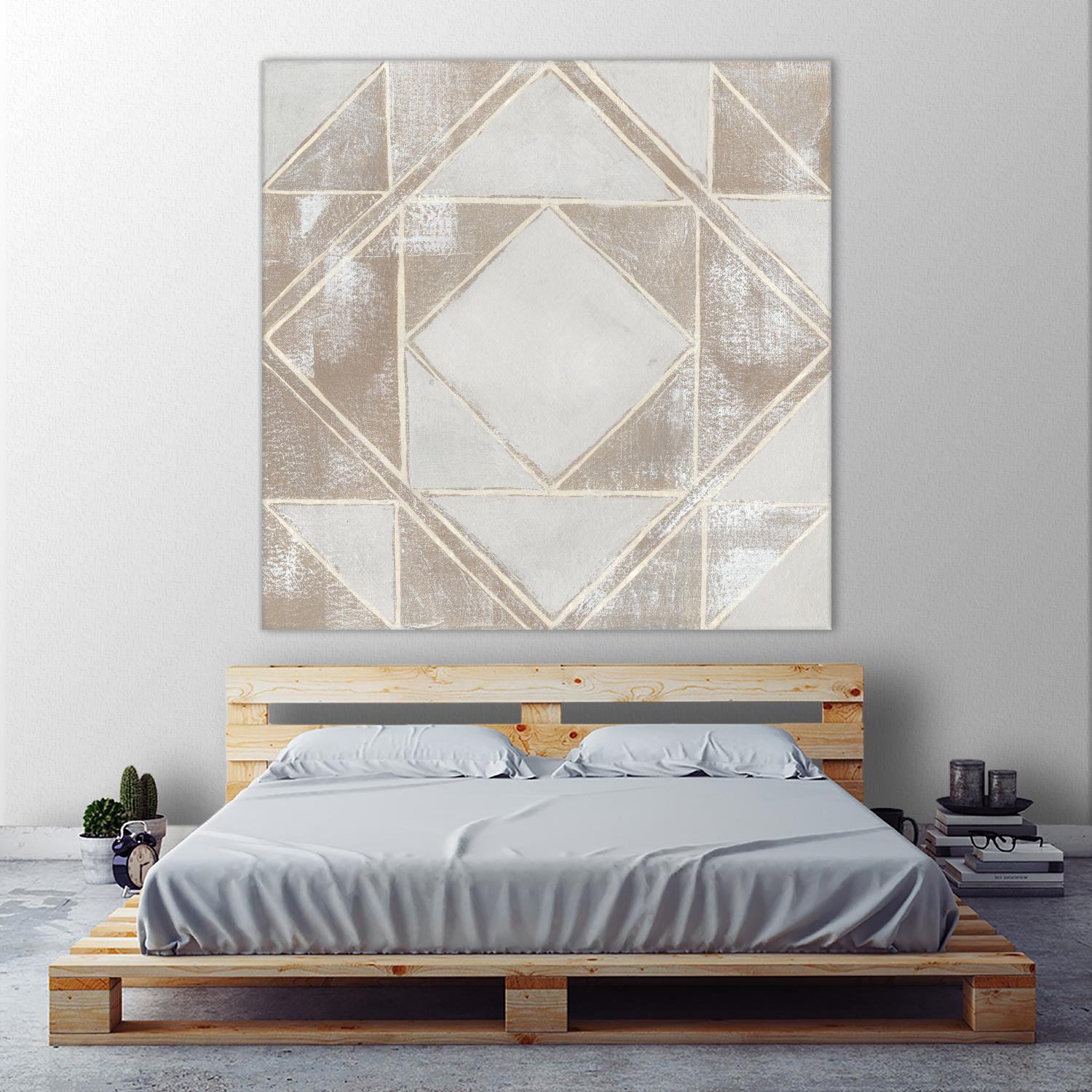 Geometric Veil II by Grace Popp on GIANT ART - abstract
