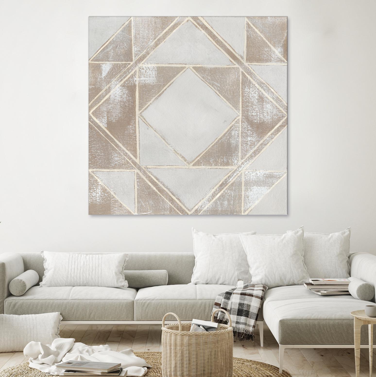 Geometric Veil II by Grace Popp on GIANT ART - abstract