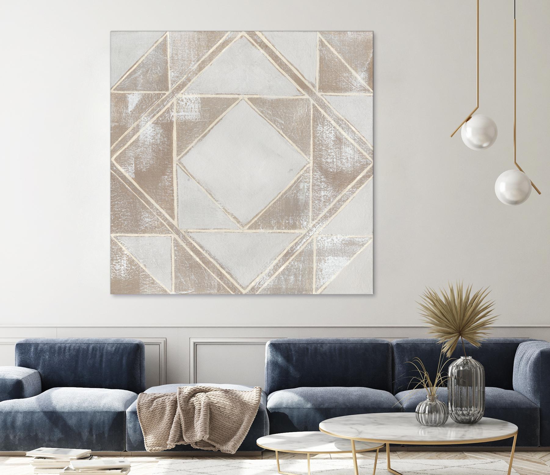 Geometric Veil II by Grace Popp on GIANT ART - abstract