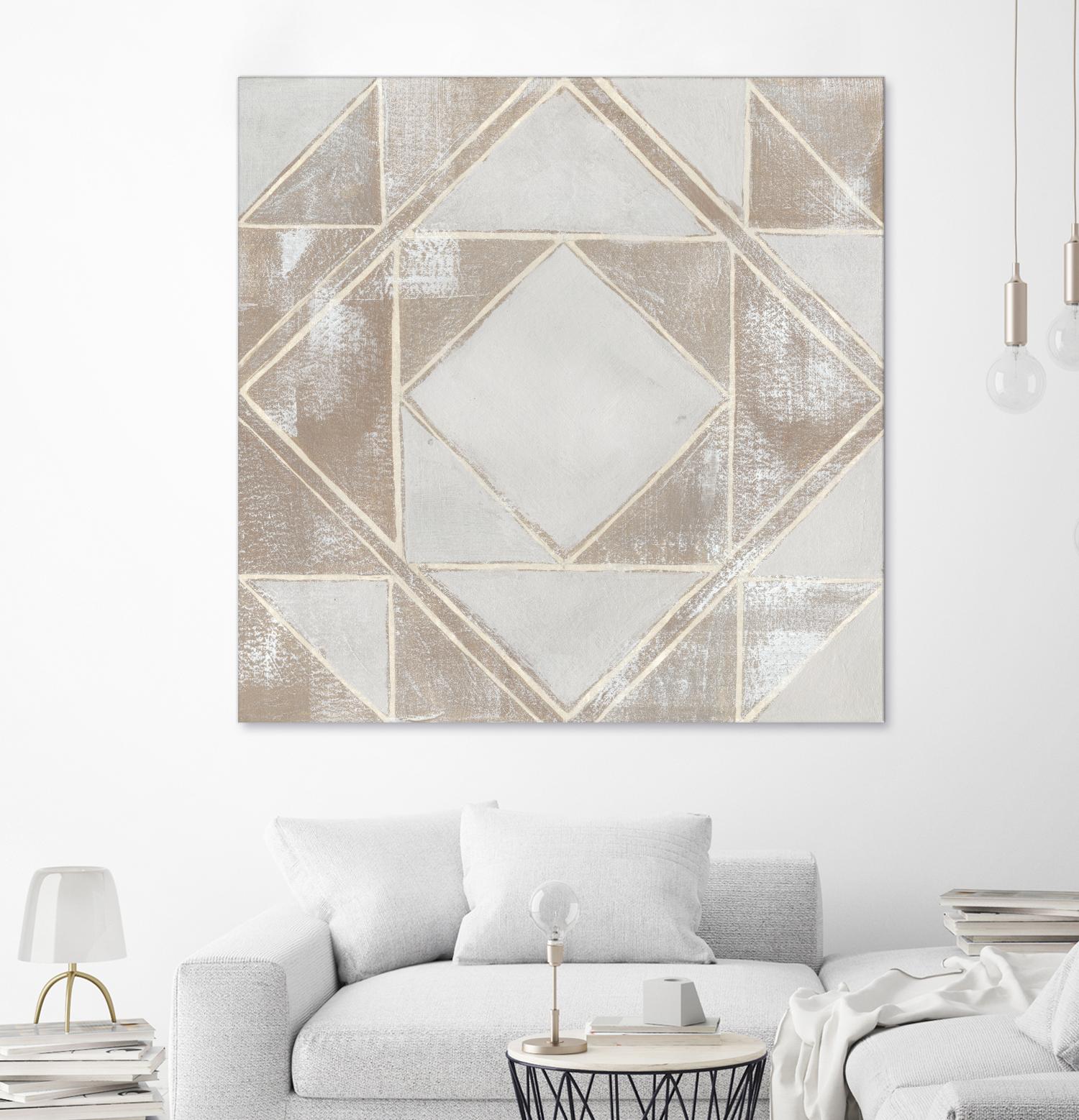 Geometric Veil II by Grace Popp on GIANT ART - abstract