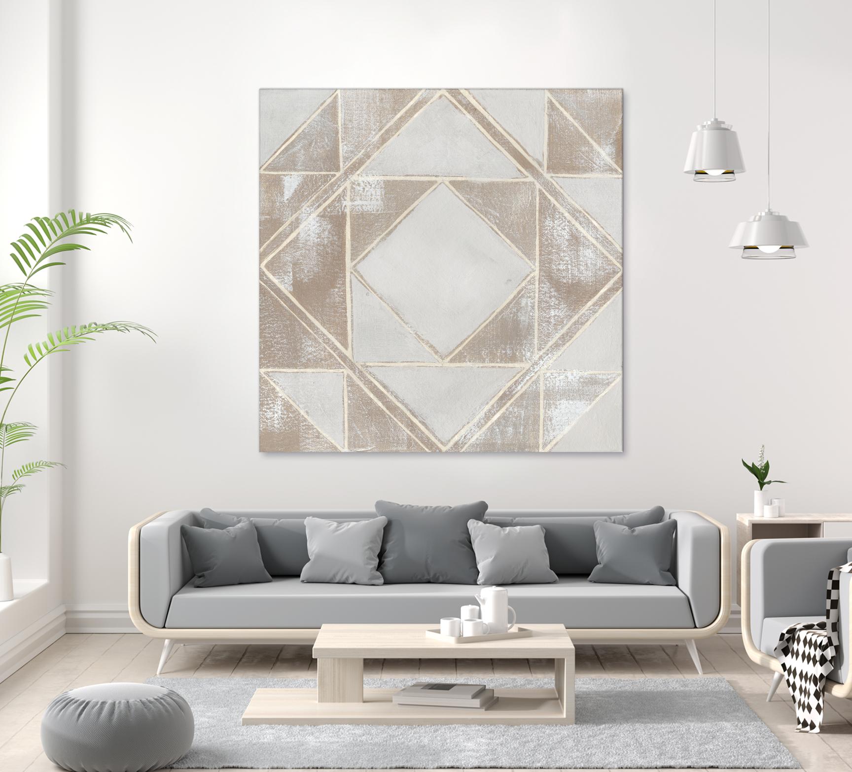 Geometric Veil II by Grace Popp on GIANT ART - abstract