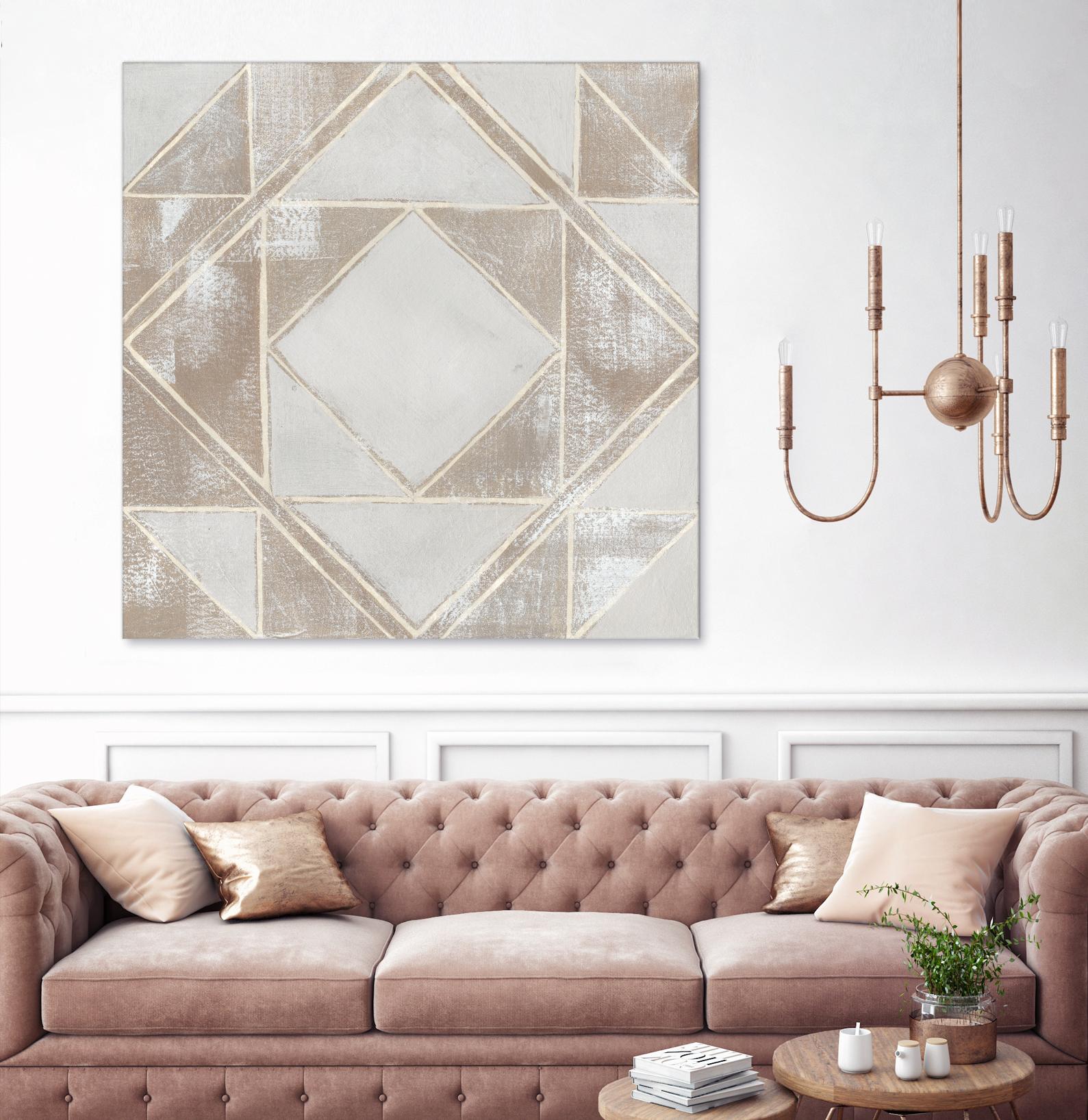 Geometric Veil II by Grace Popp on GIANT ART - abstract