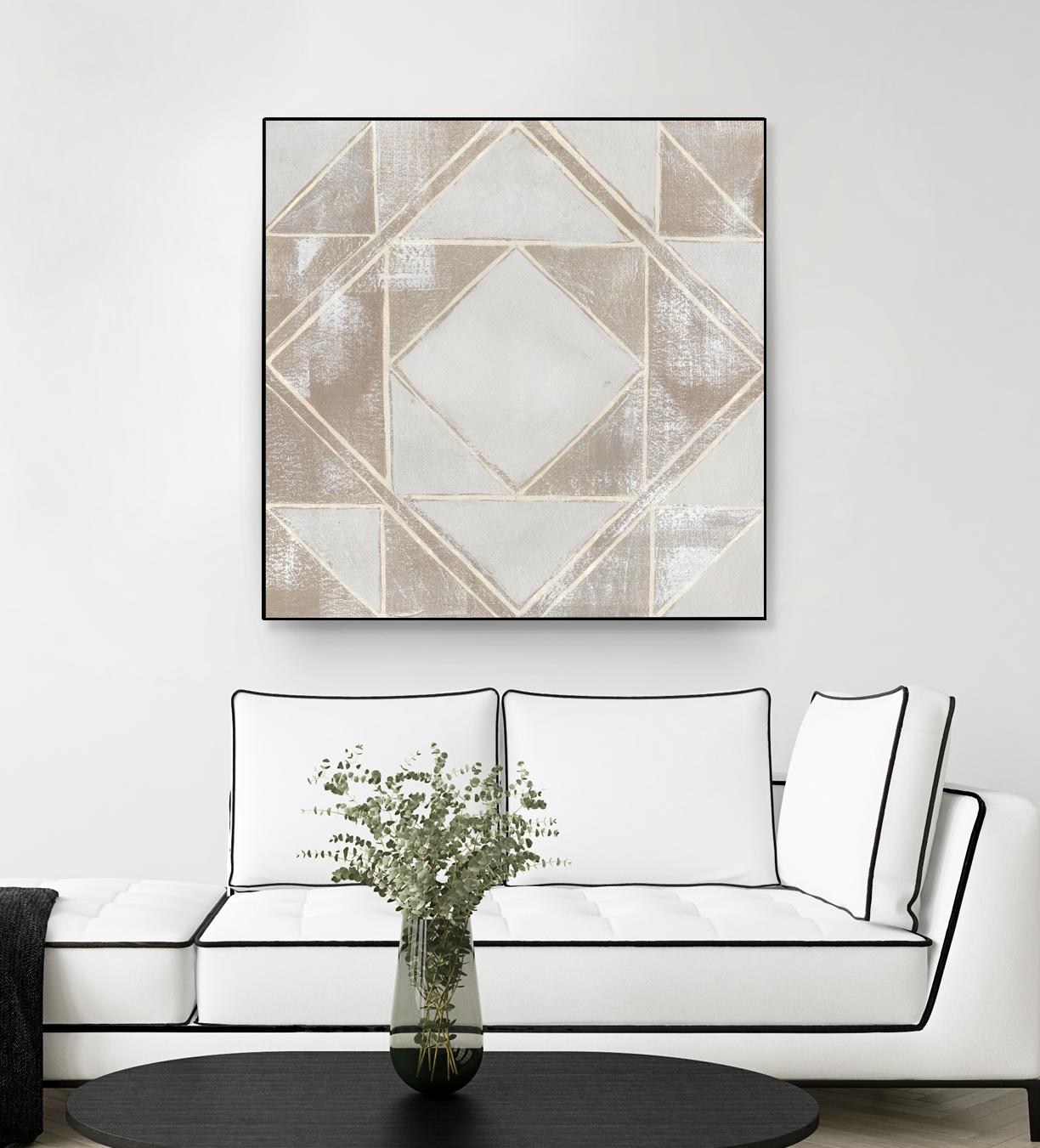 Geometric Veil II by Grace Popp on GIANT ART - abstract