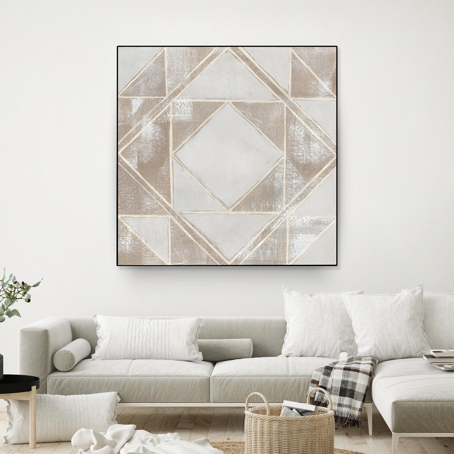Geometric Veil II by Grace Popp on GIANT ART - abstract