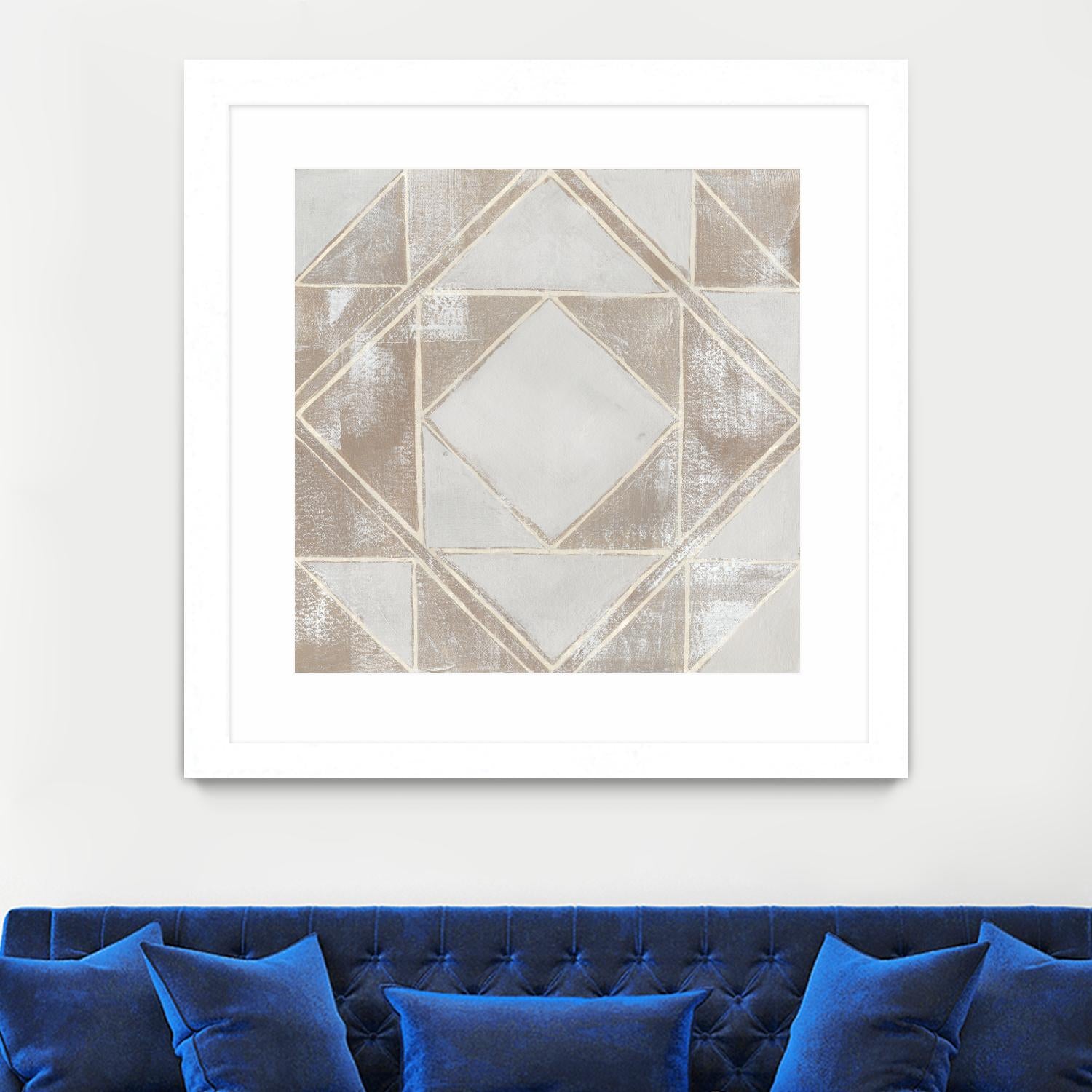 Geometric Veil II by Grace Popp on GIANT ART - abstract