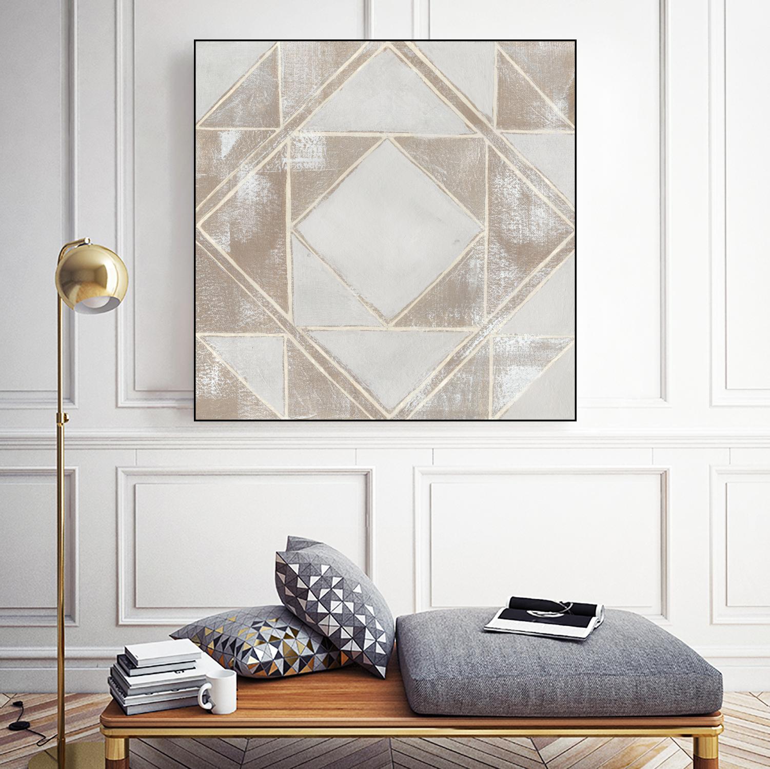 Geometric Veil II by Grace Popp on GIANT ART - abstract