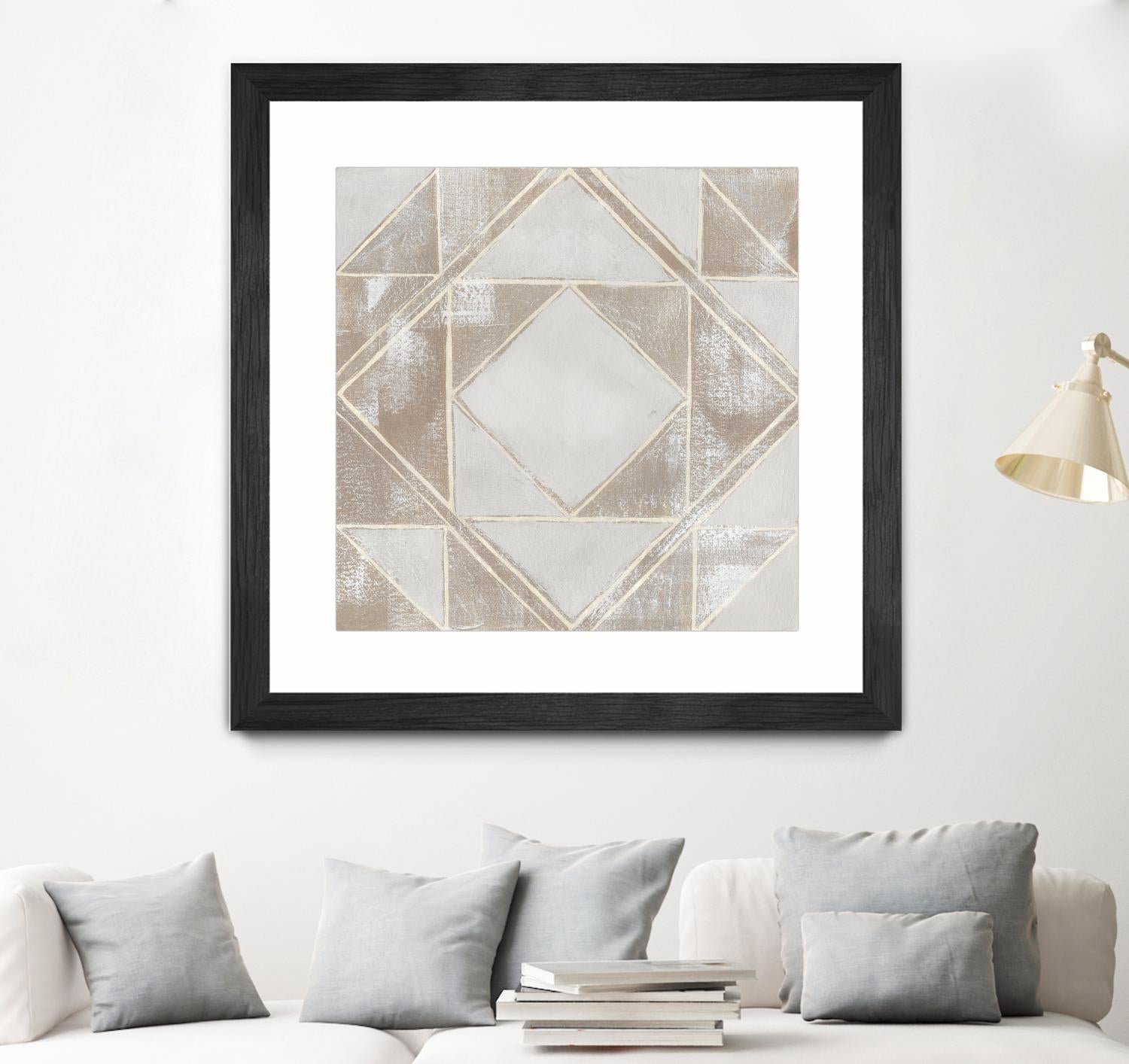 Geometric Veil II by Grace Popp on GIANT ART - abstract