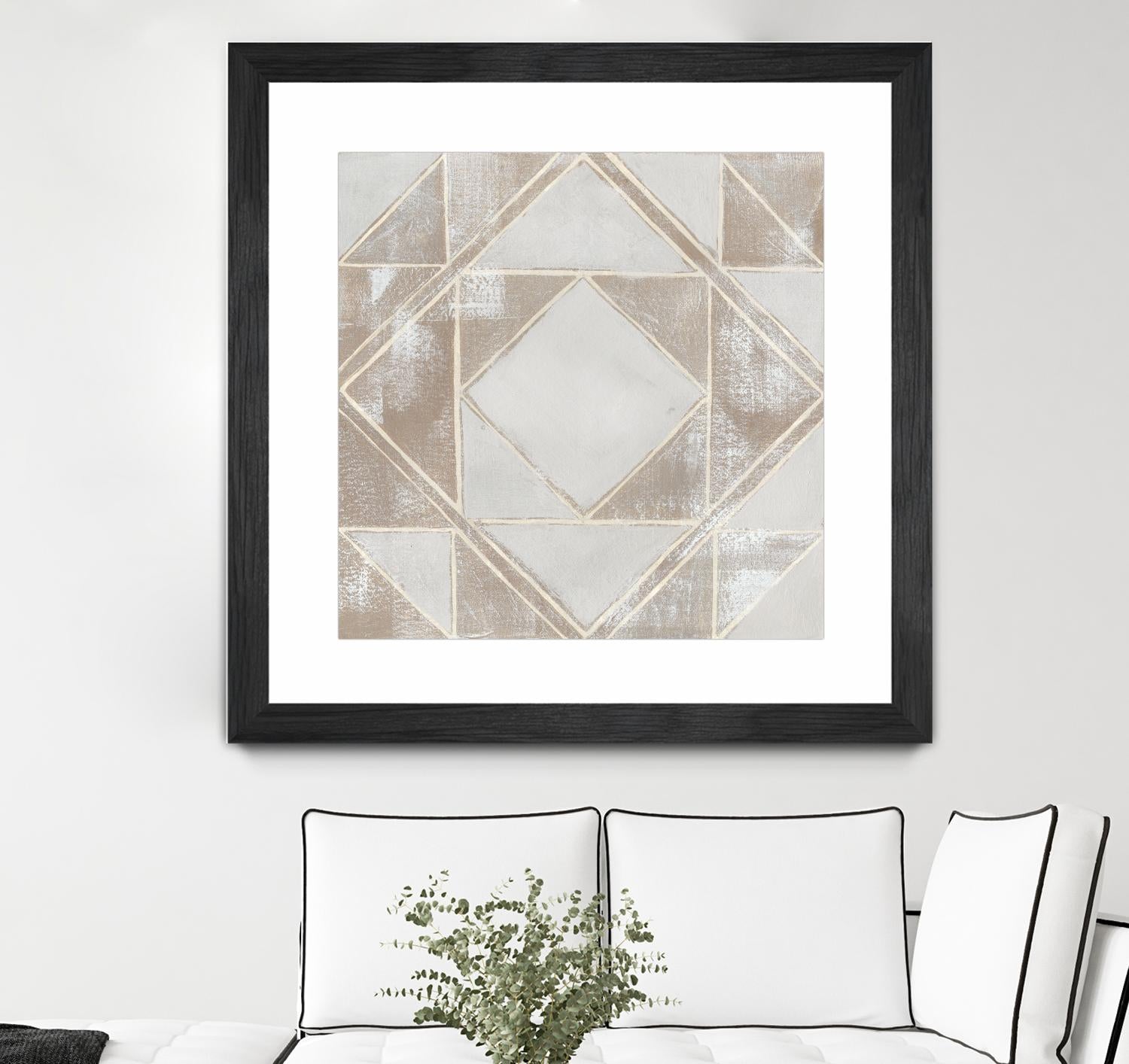 Geometric Veil II by Grace Popp on GIANT ART - abstract
