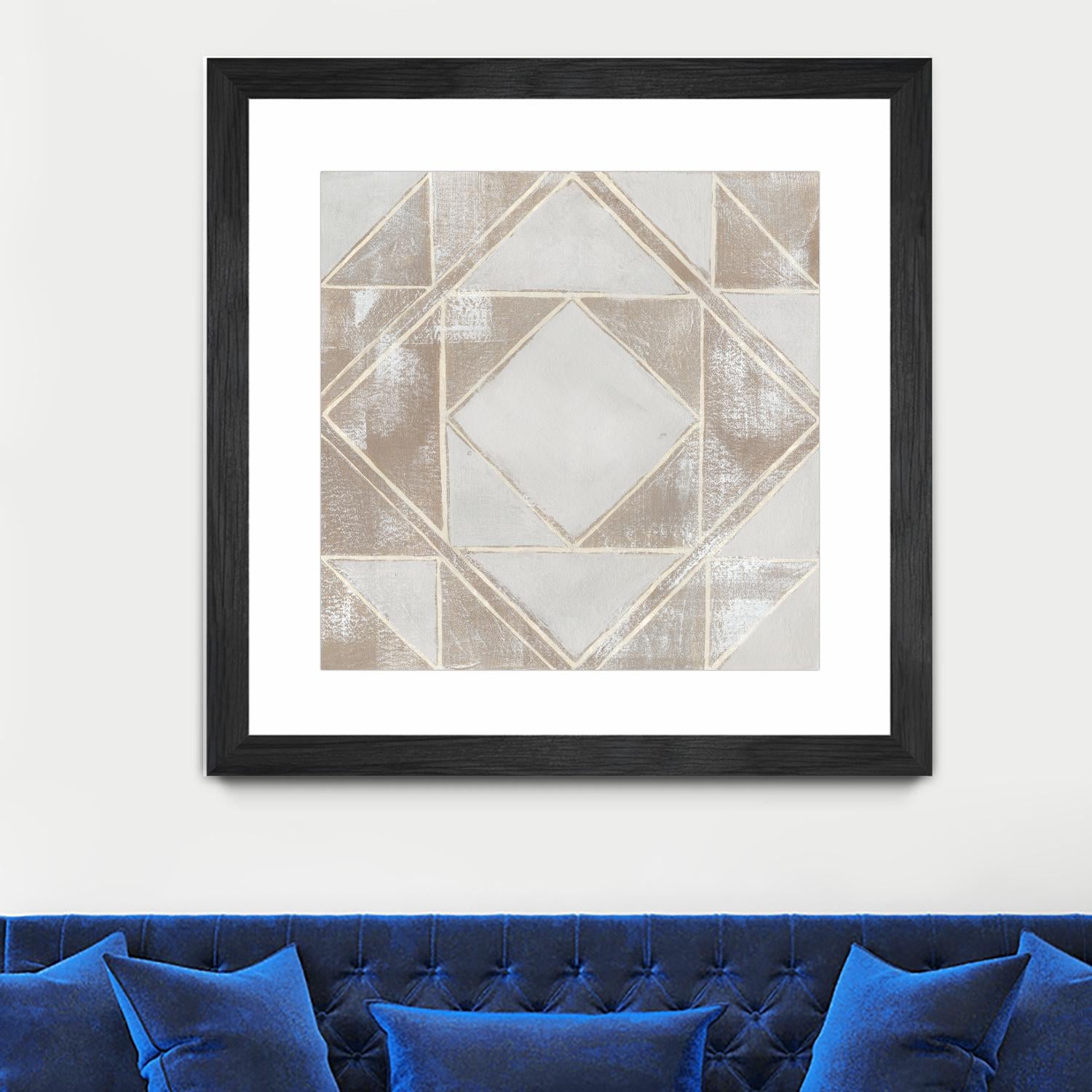 Geometric Veil II by Grace Popp on GIANT ART - abstract