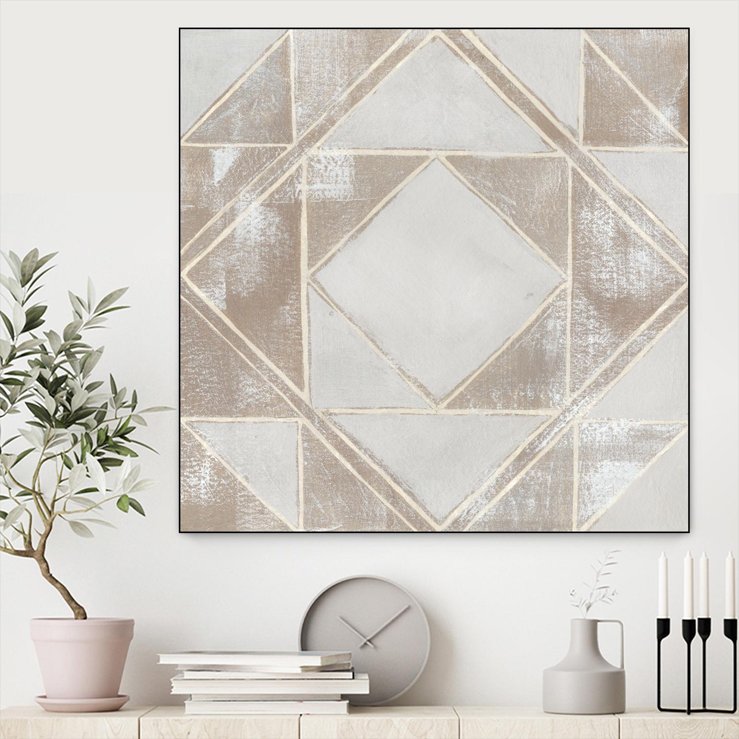Geometric Veil II by Grace Popp on GIANT ART - abstract