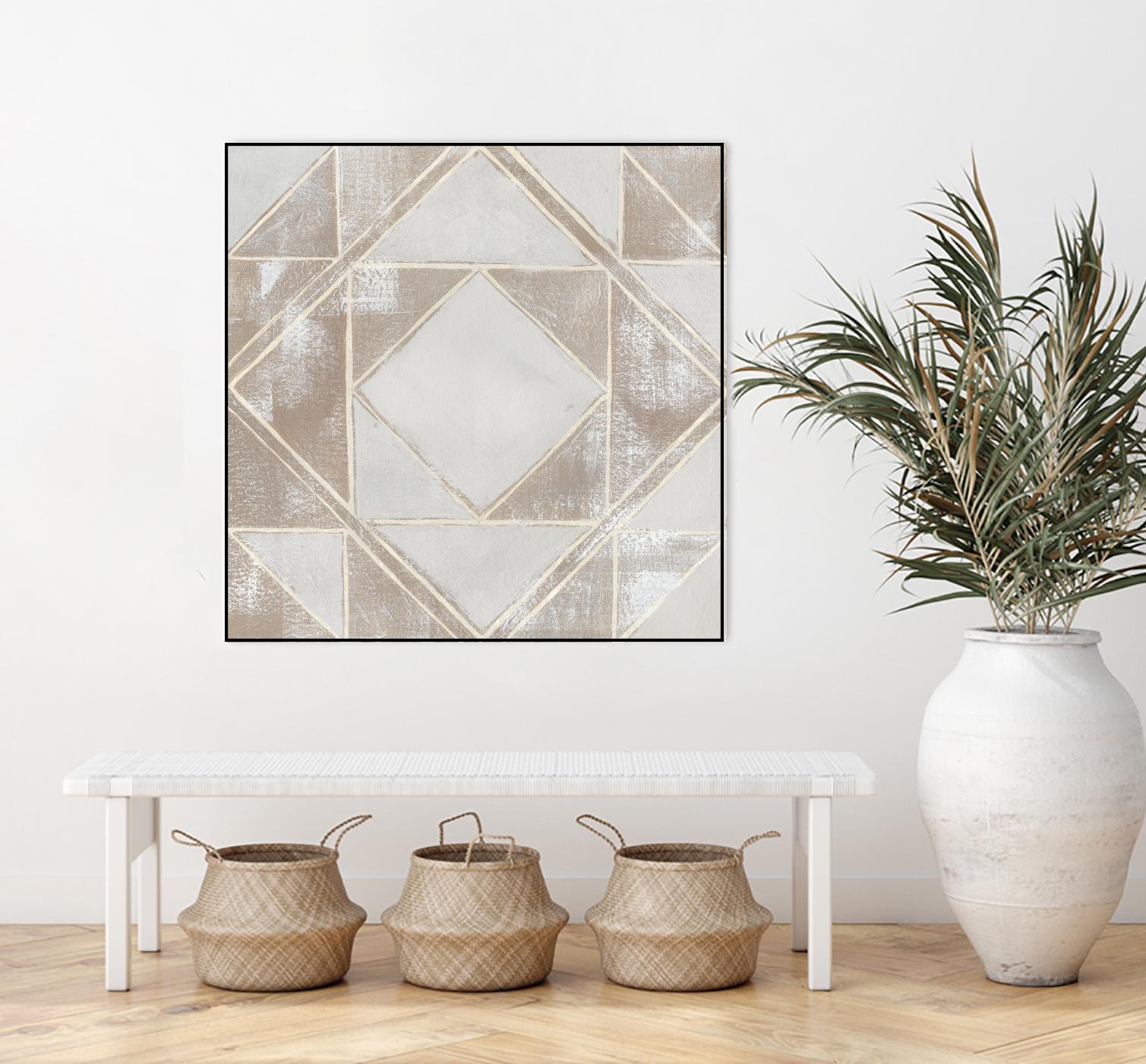 Geometric Veil II by Grace Popp on GIANT ART - abstract