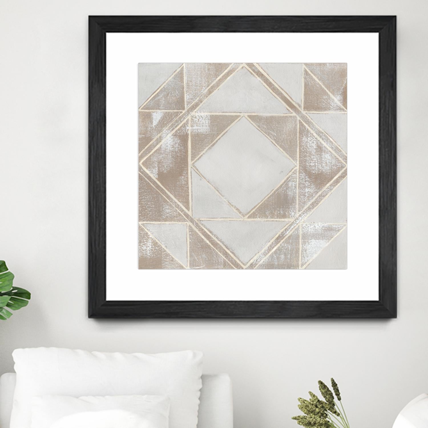 Geometric Veil II by Grace Popp on GIANT ART - abstract