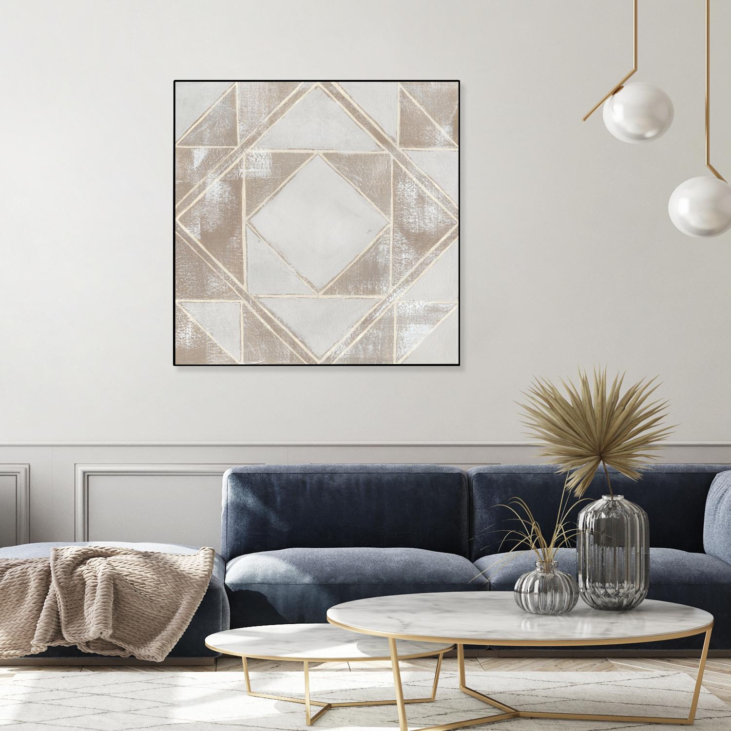 Geometric Veil II by Grace Popp on GIANT ART - abstract