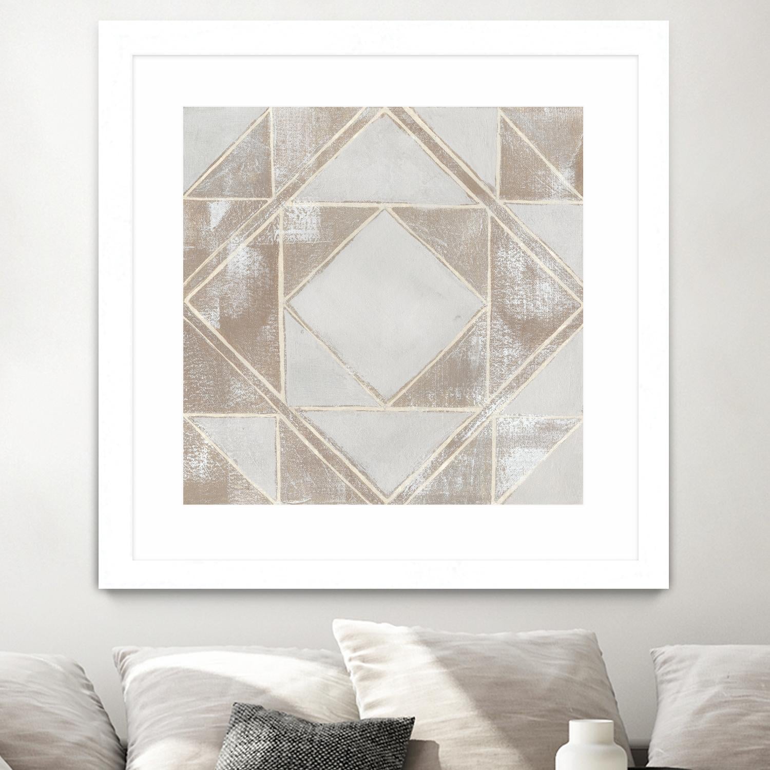 Geometric Veil II by Grace Popp on GIANT ART - abstract