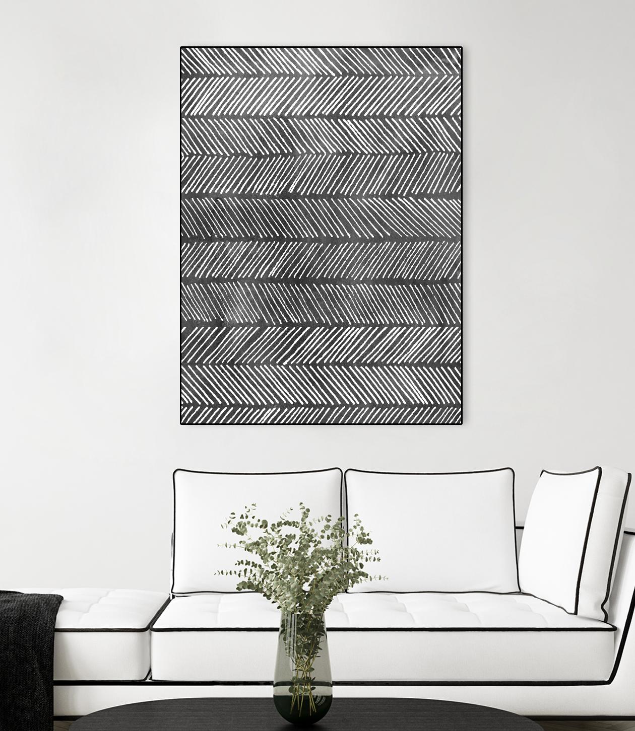 Modern Monochrome I by Grace Popp on GIANT ART - black abstract