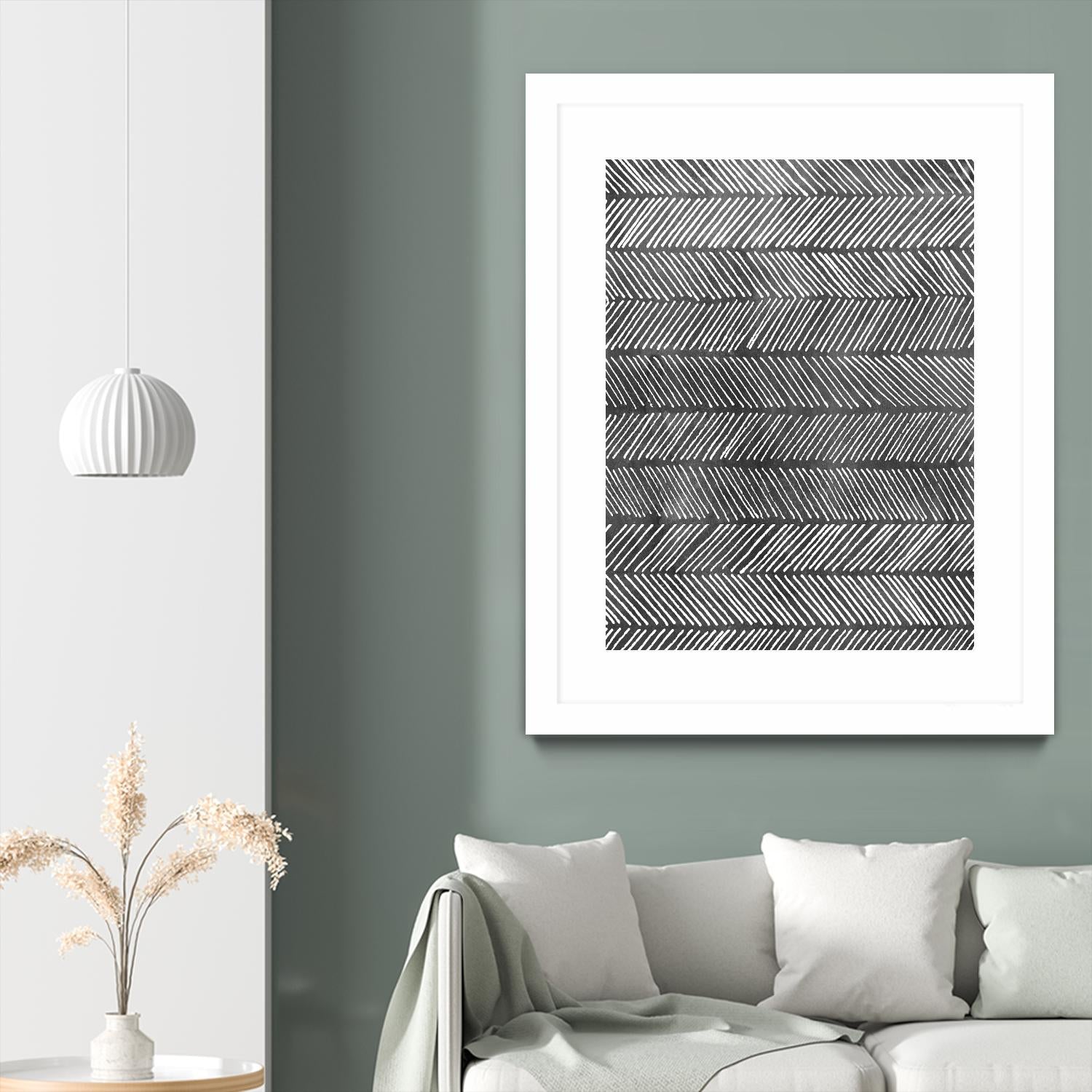 Modern Monochrome I by Grace Popp on GIANT ART - black abstract