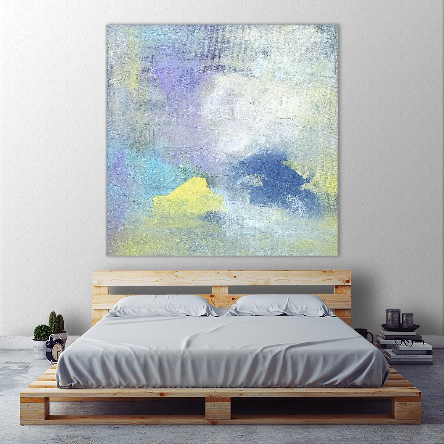 Zest & Jam I by Julia Contacessi on GIANT ART - blue abstract