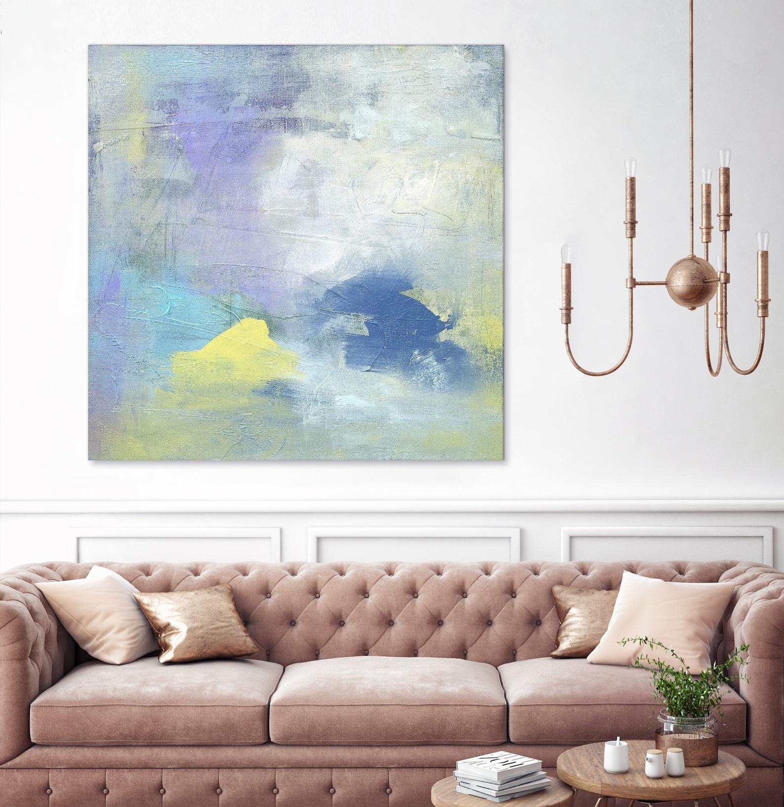 Zest & Jam I by Julia Contacessi on GIANT ART - blue abstract