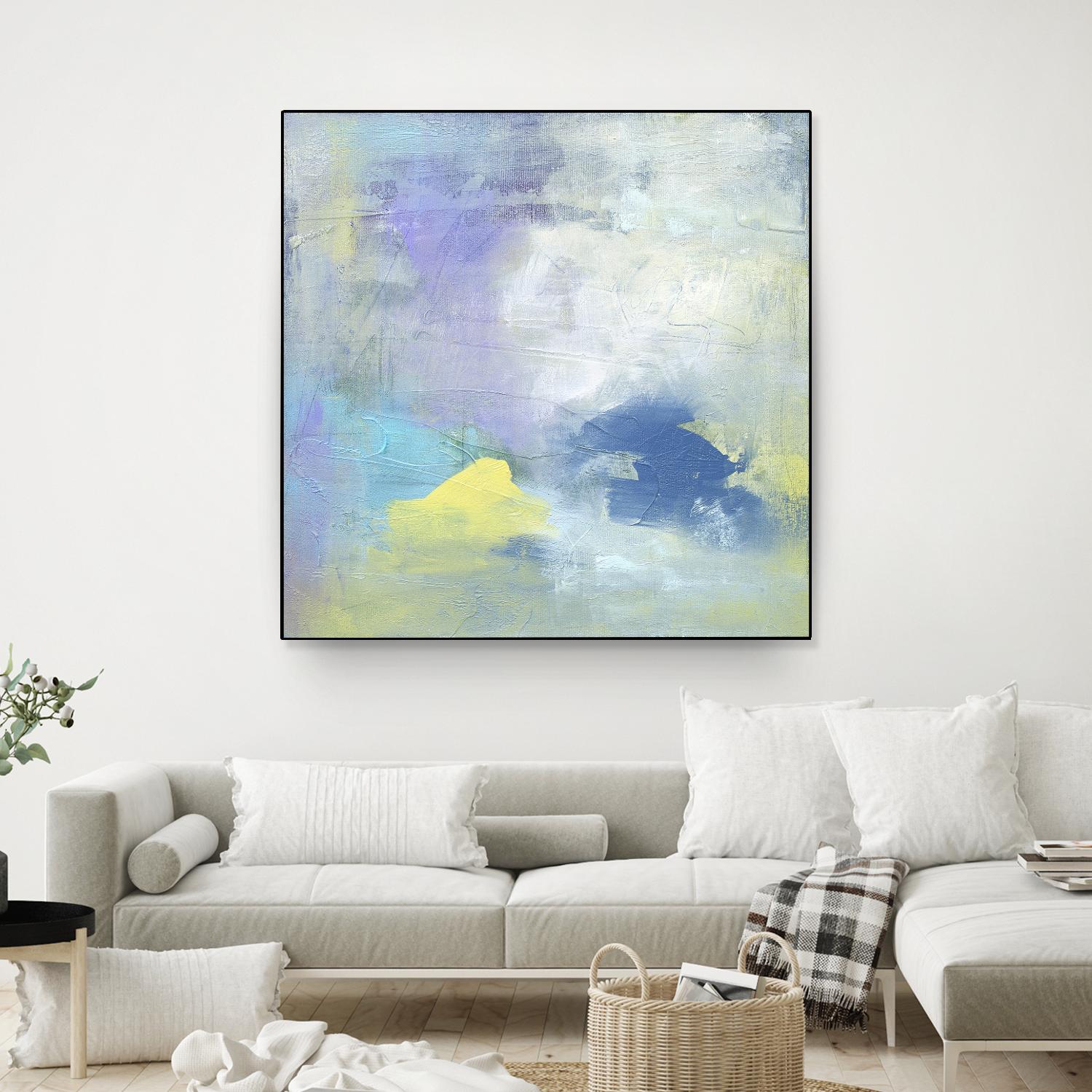 Zest & Jam I by Julia Contacessi on GIANT ART - blue abstract