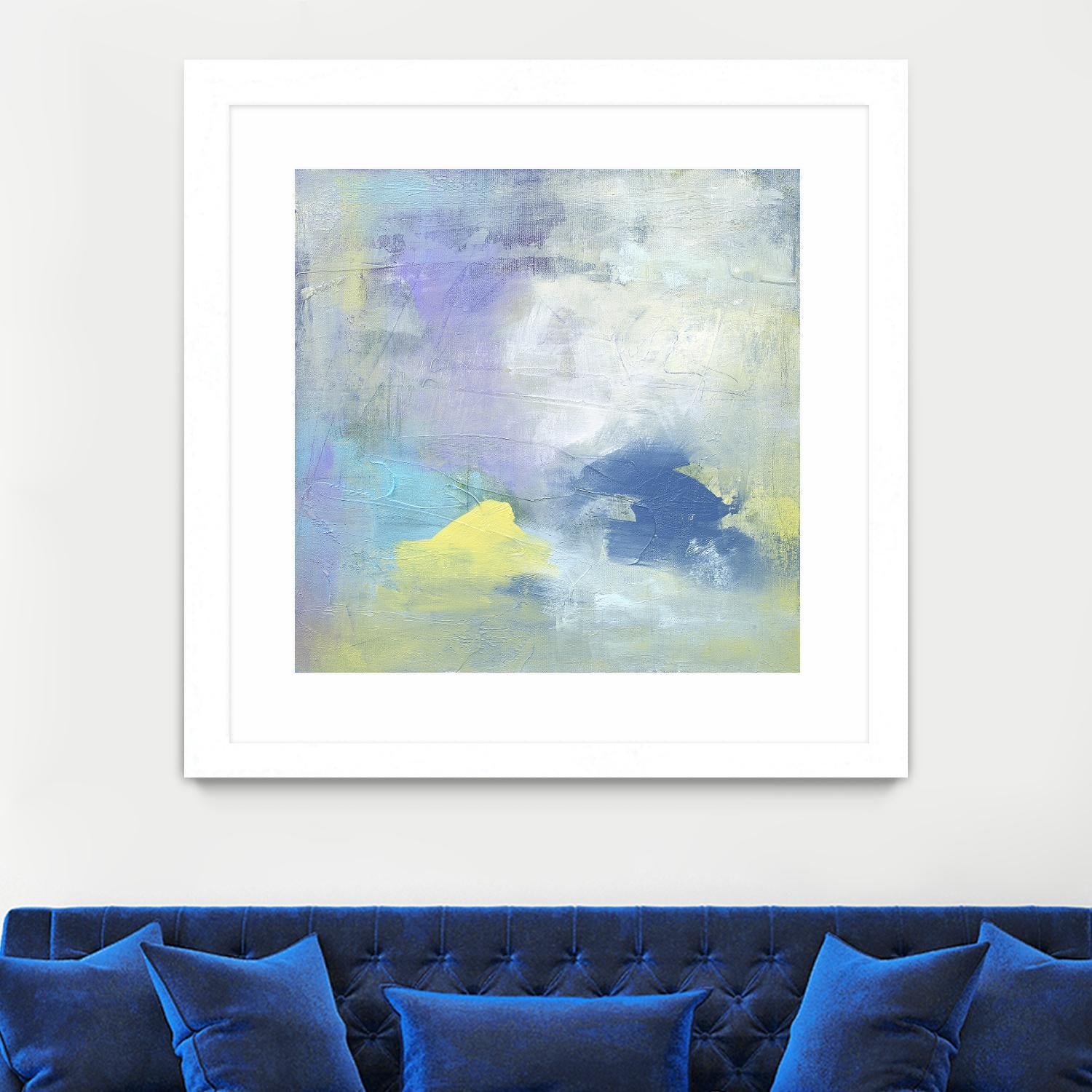 Zest & Jam I by Julia Contacessi on GIANT ART - blue abstract