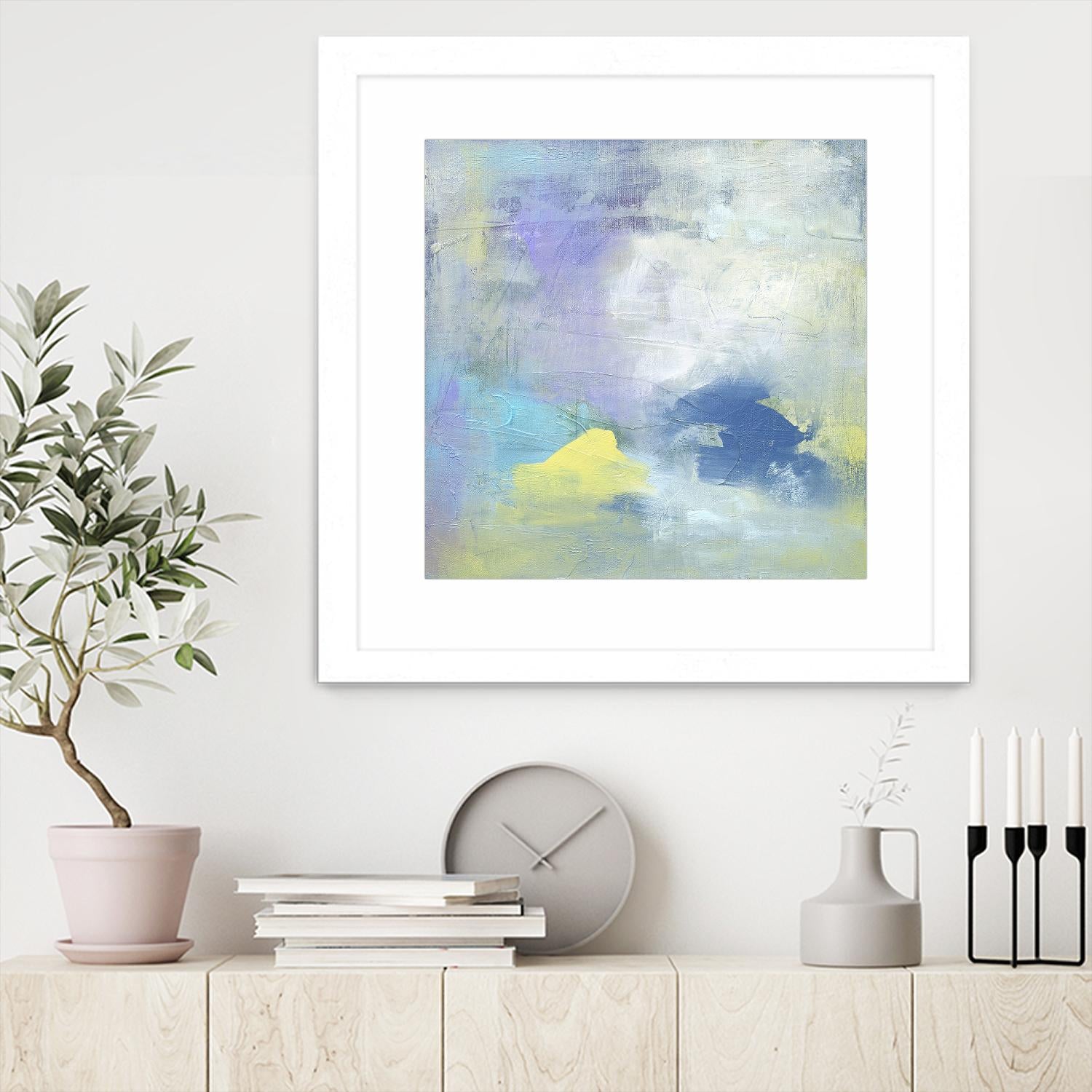 Zest & Jam I by Julia Contacessi on GIANT ART - blue abstract