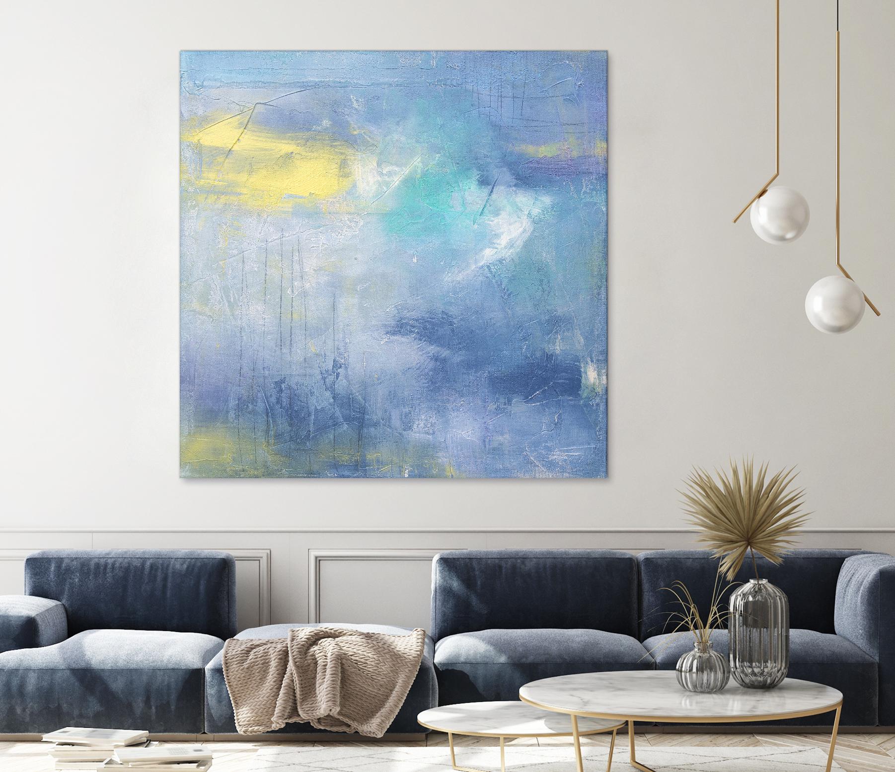 Zest & Jam II by Julia Contacessi on GIANT ART - blue abstract