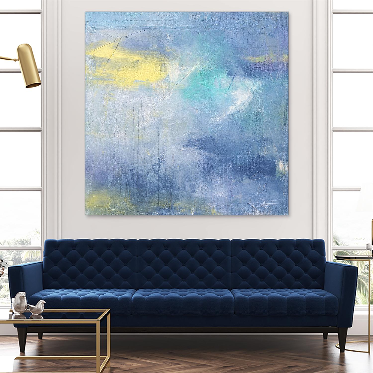 Zest & Jam II by Julia Contacessi on GIANT ART - blue abstract
