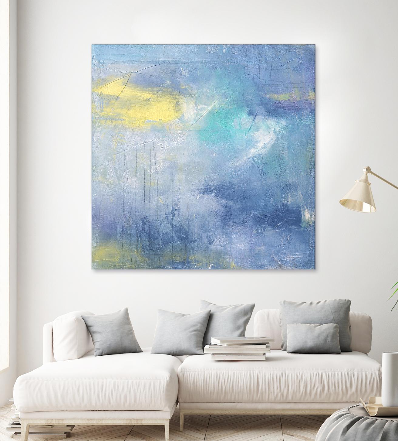 Zest & Jam II by Julia Contacessi on GIANT ART - blue abstract
