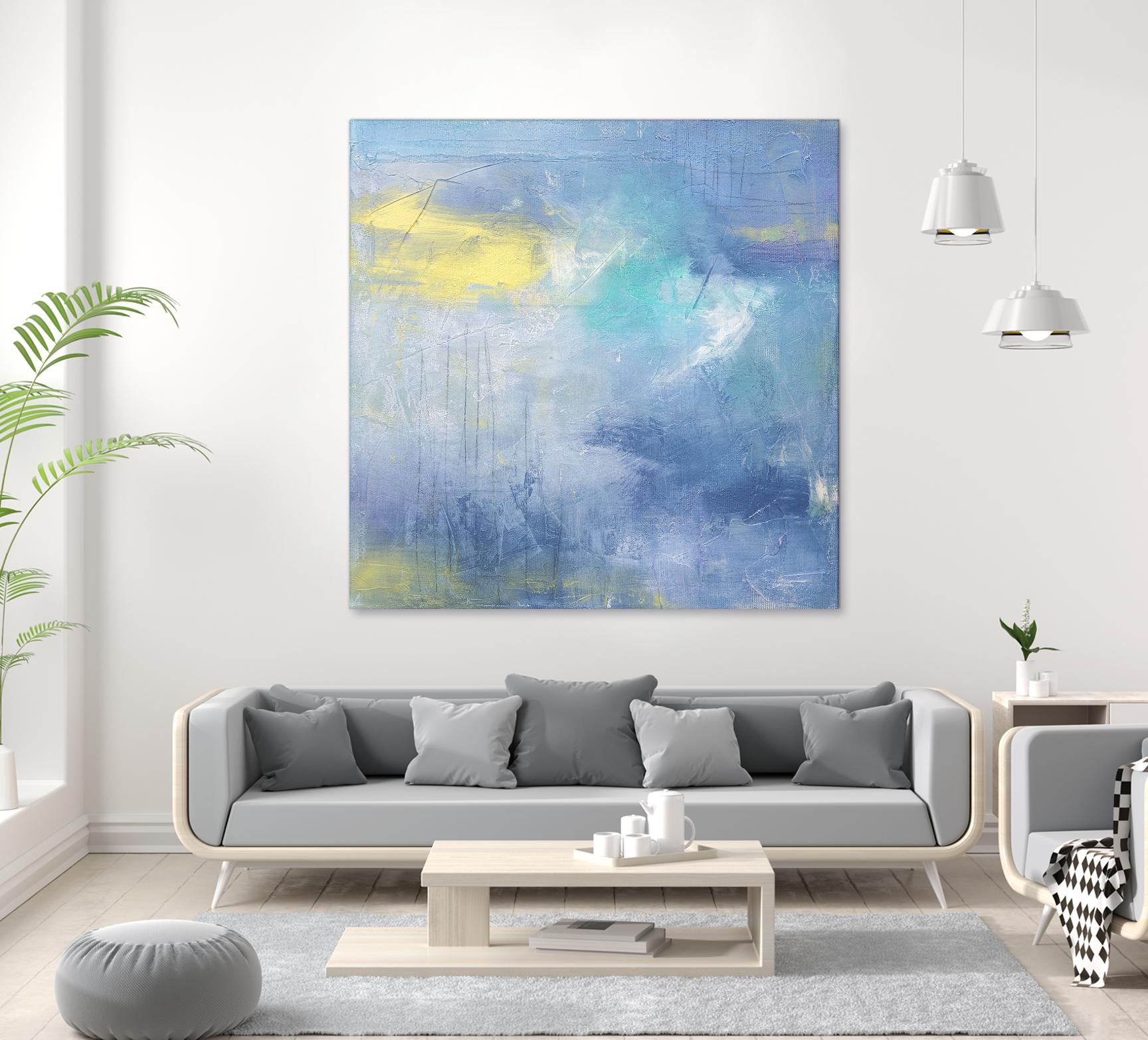 Zest & Jam II by Julia Contacessi on GIANT ART - blue abstract