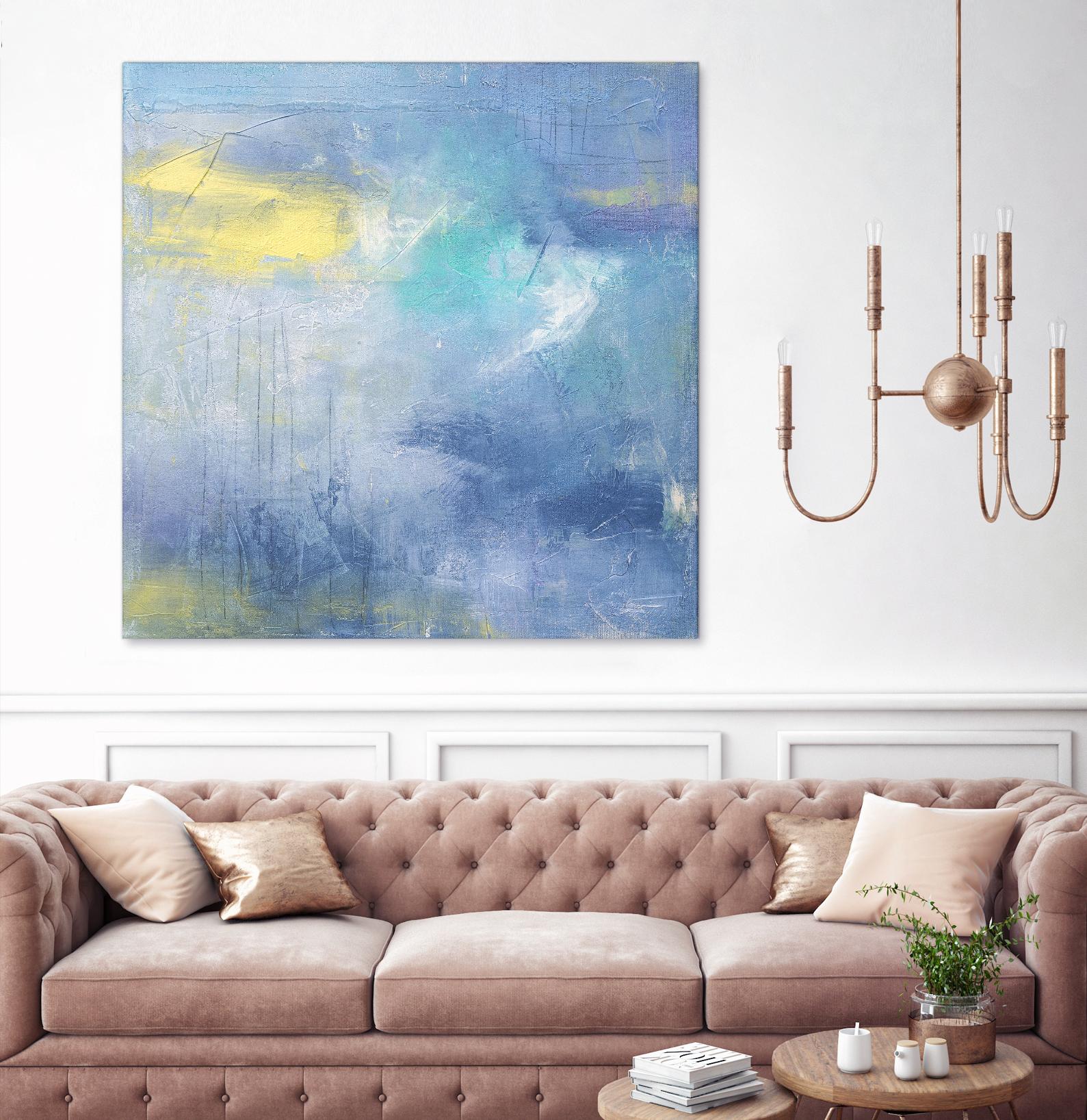 Zest & Jam II by Julia Contacessi on GIANT ART - blue abstract