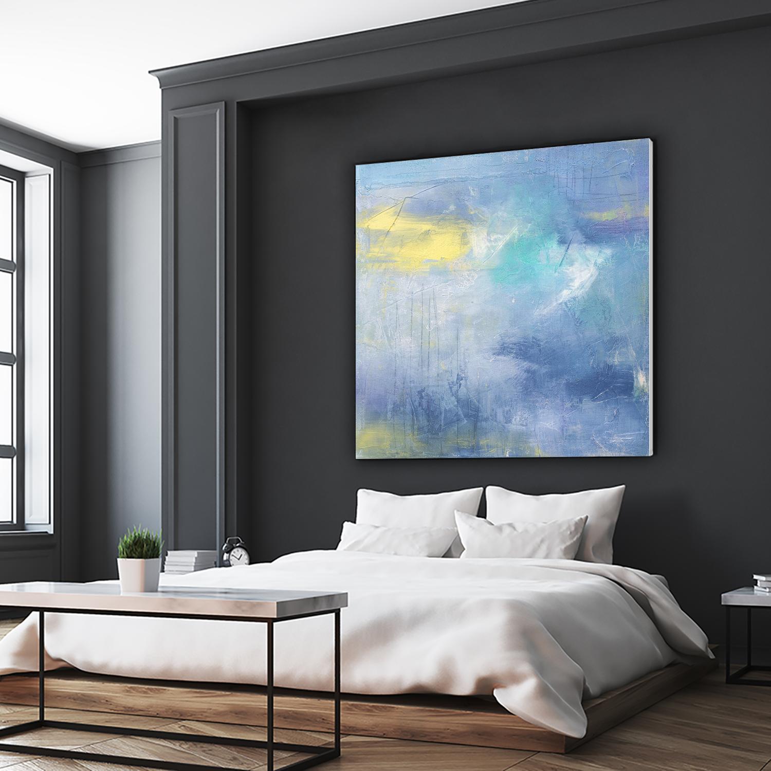 Zest & Jam II by Julia Contacessi on GIANT ART - blue abstract