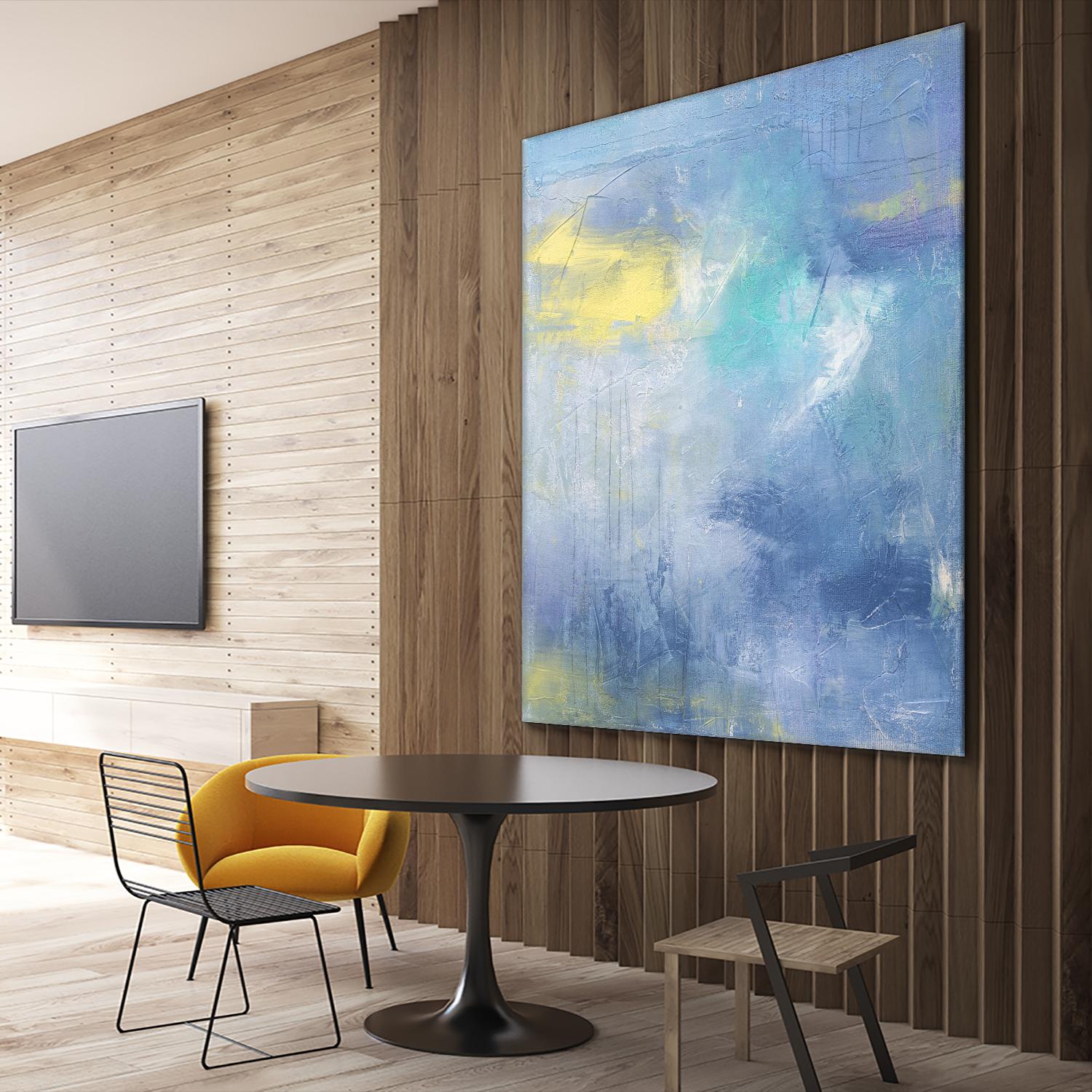 Zest & Jam II by Julia Contacessi on GIANT ART - blue abstract