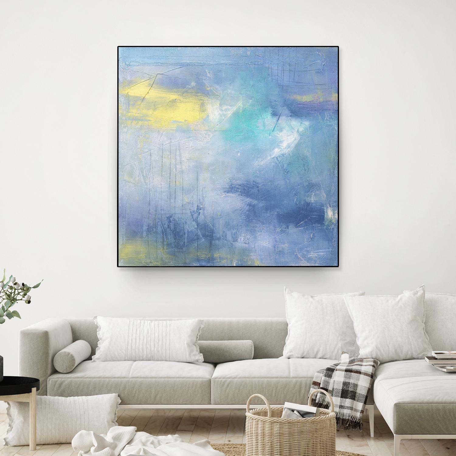 Zest & Jam II by Julia Contacessi on GIANT ART - blue abstract