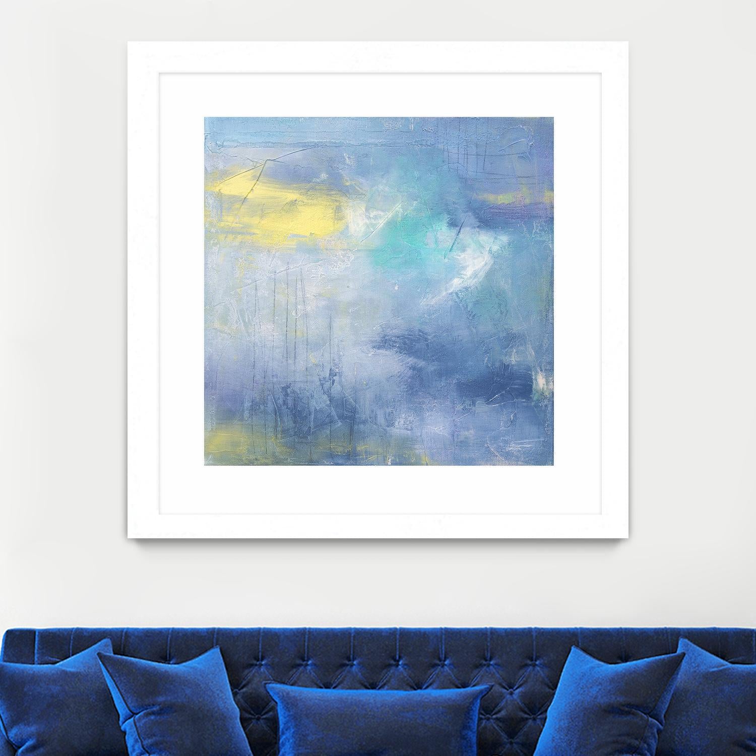 Zest & Jam II by Julia Contacessi on GIANT ART - blue abstract