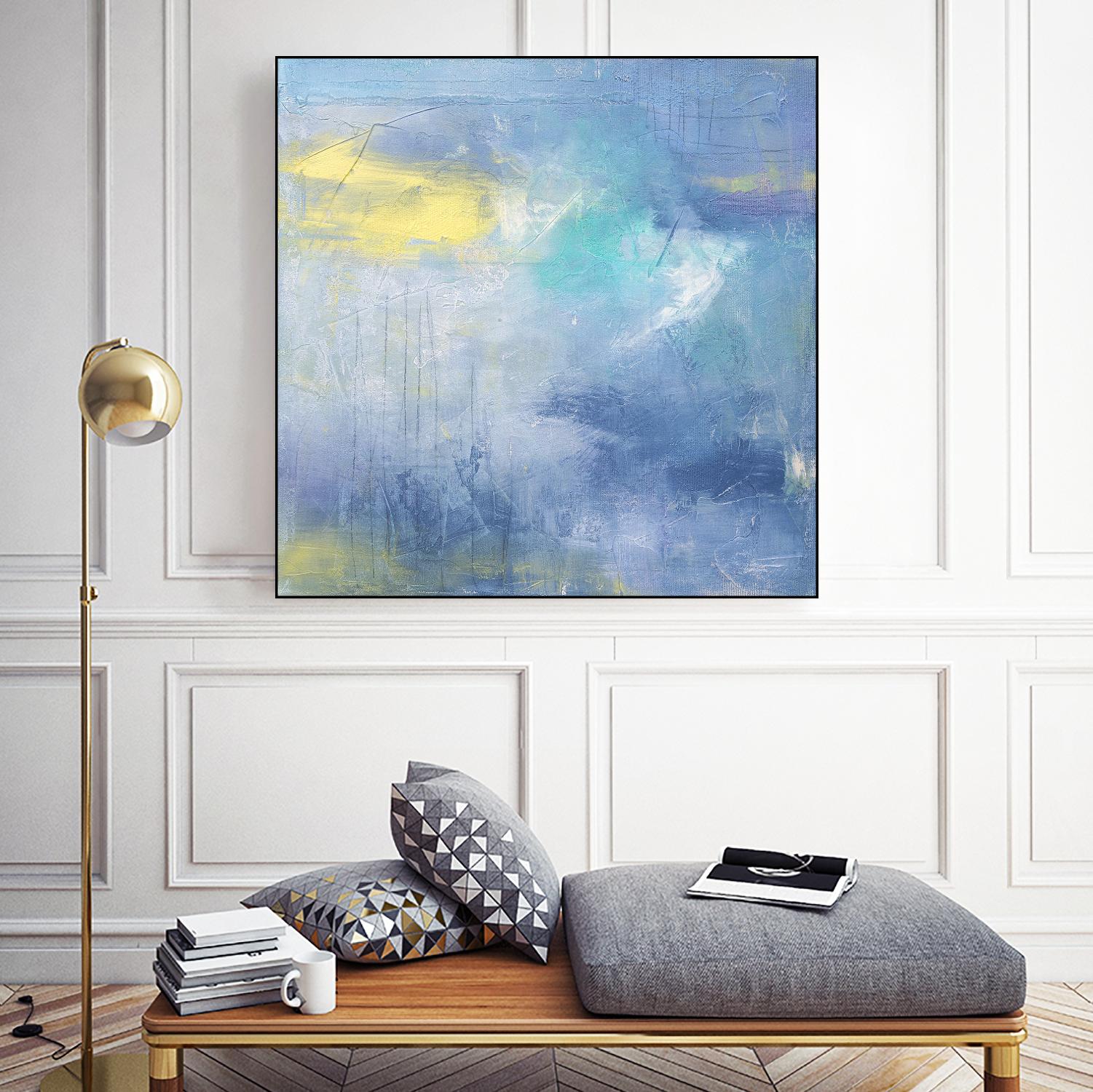 Zest & Jam II by Julia Contacessi on GIANT ART - blue abstract