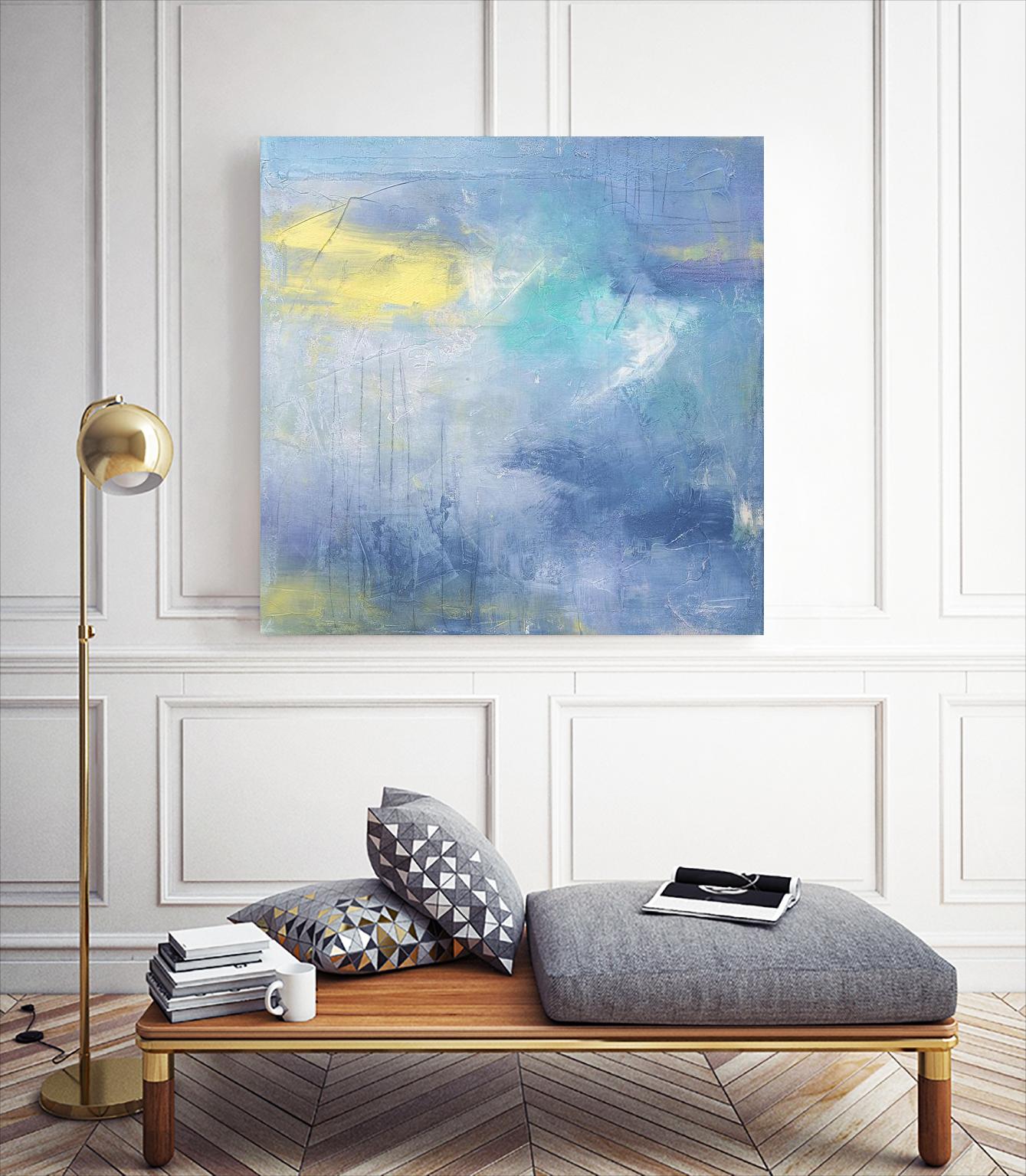 Zest & Jam II by Julia Contacessi on GIANT ART - blue abstract