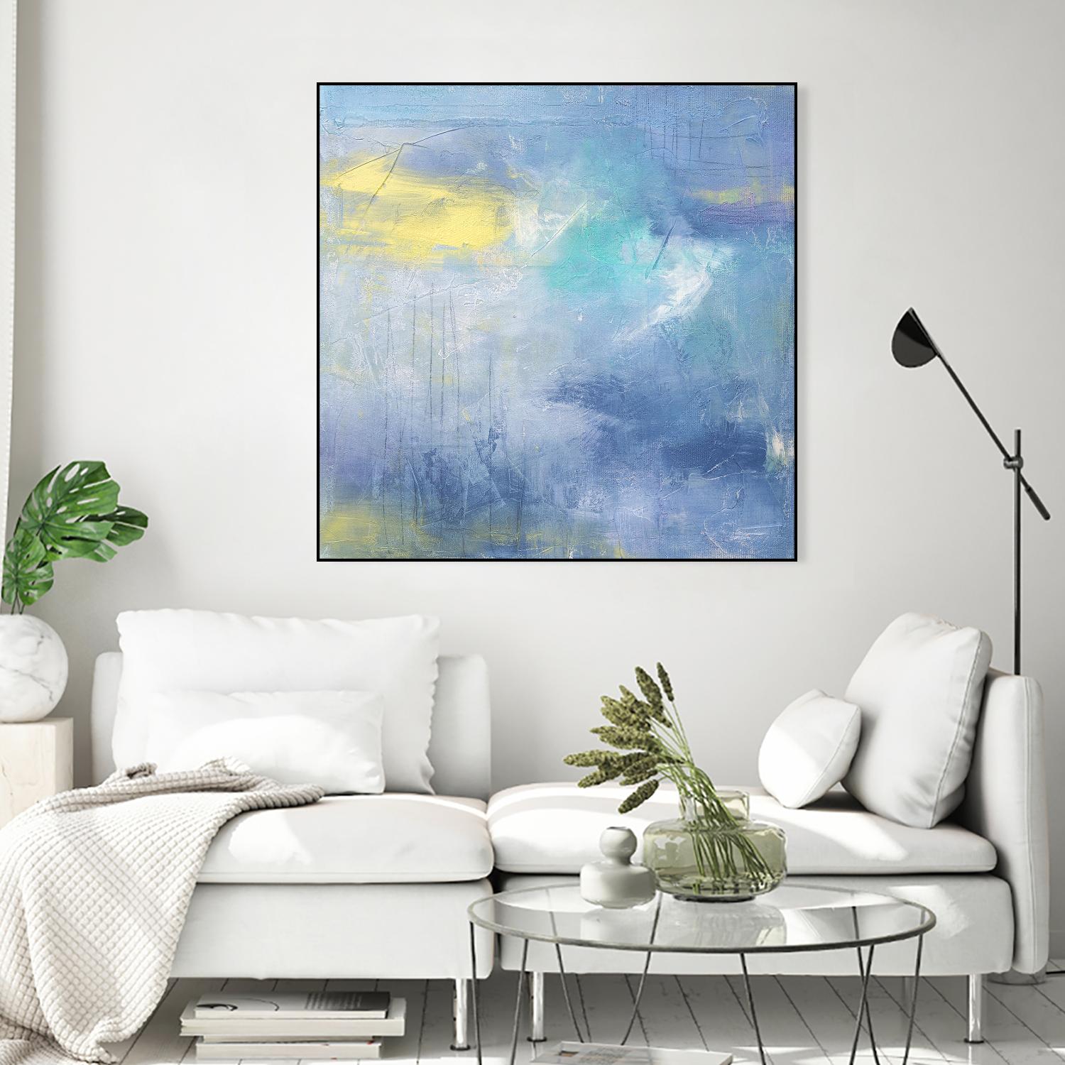 Zest & Jam II by Julia Contacessi on GIANT ART - blue abstract