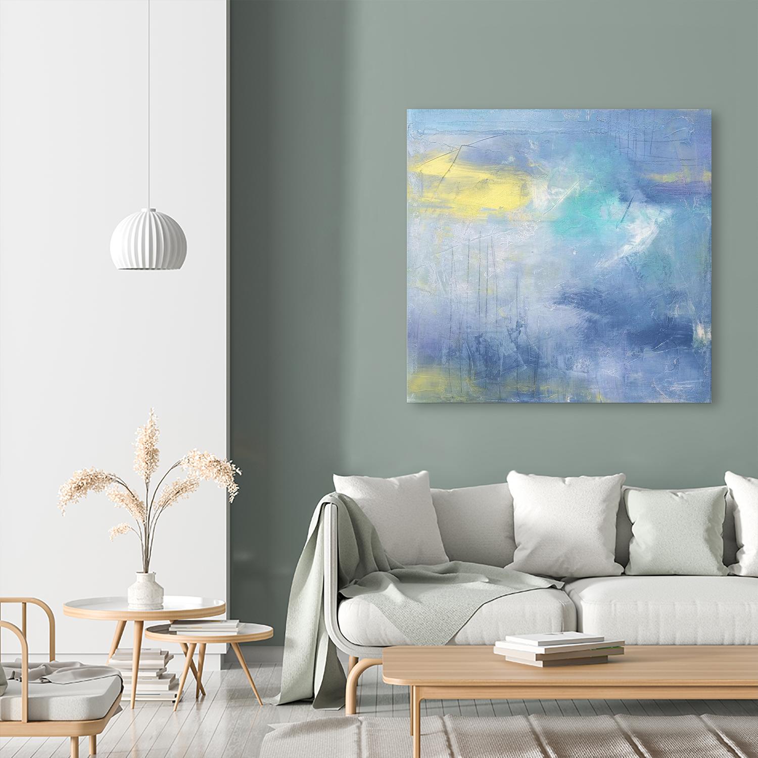 Zest & Jam II by Julia Contacessi on GIANT ART - blue abstract