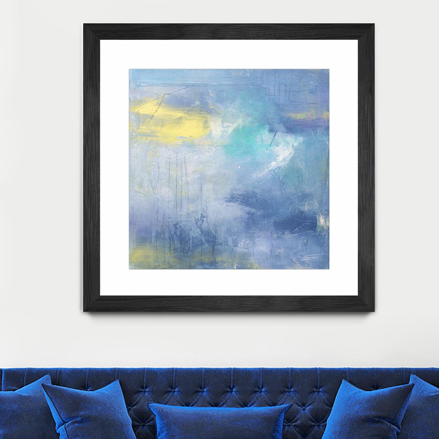 Zest & Jam II by Julia Contacessi on GIANT ART - blue abstract