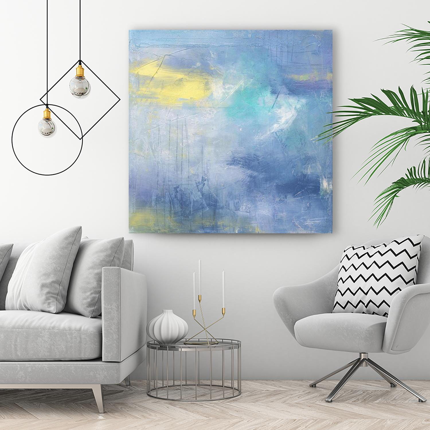 Zest & Jam II by Julia Contacessi on GIANT ART - blue abstract